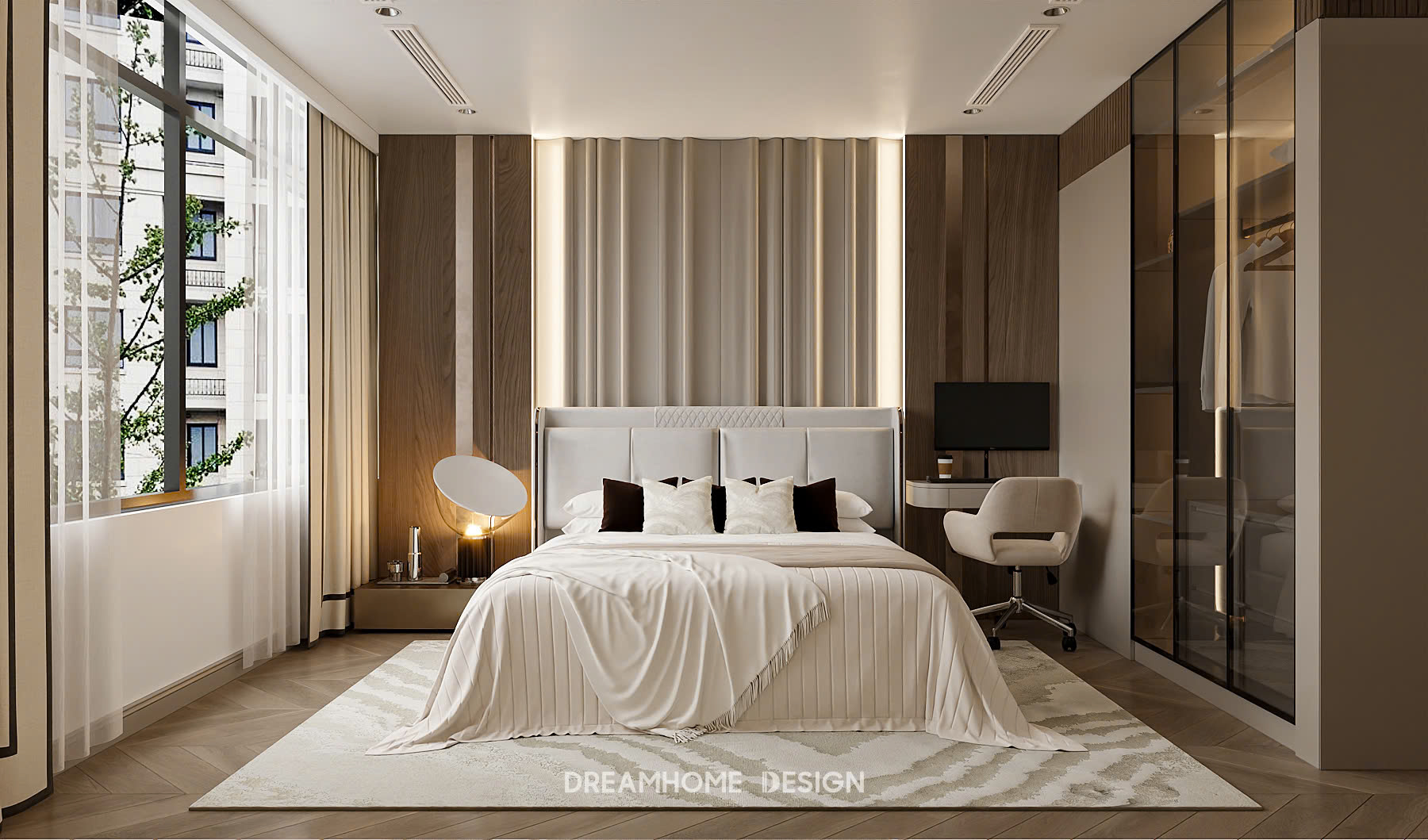thiết kế nội thất biệt thự hoa lan