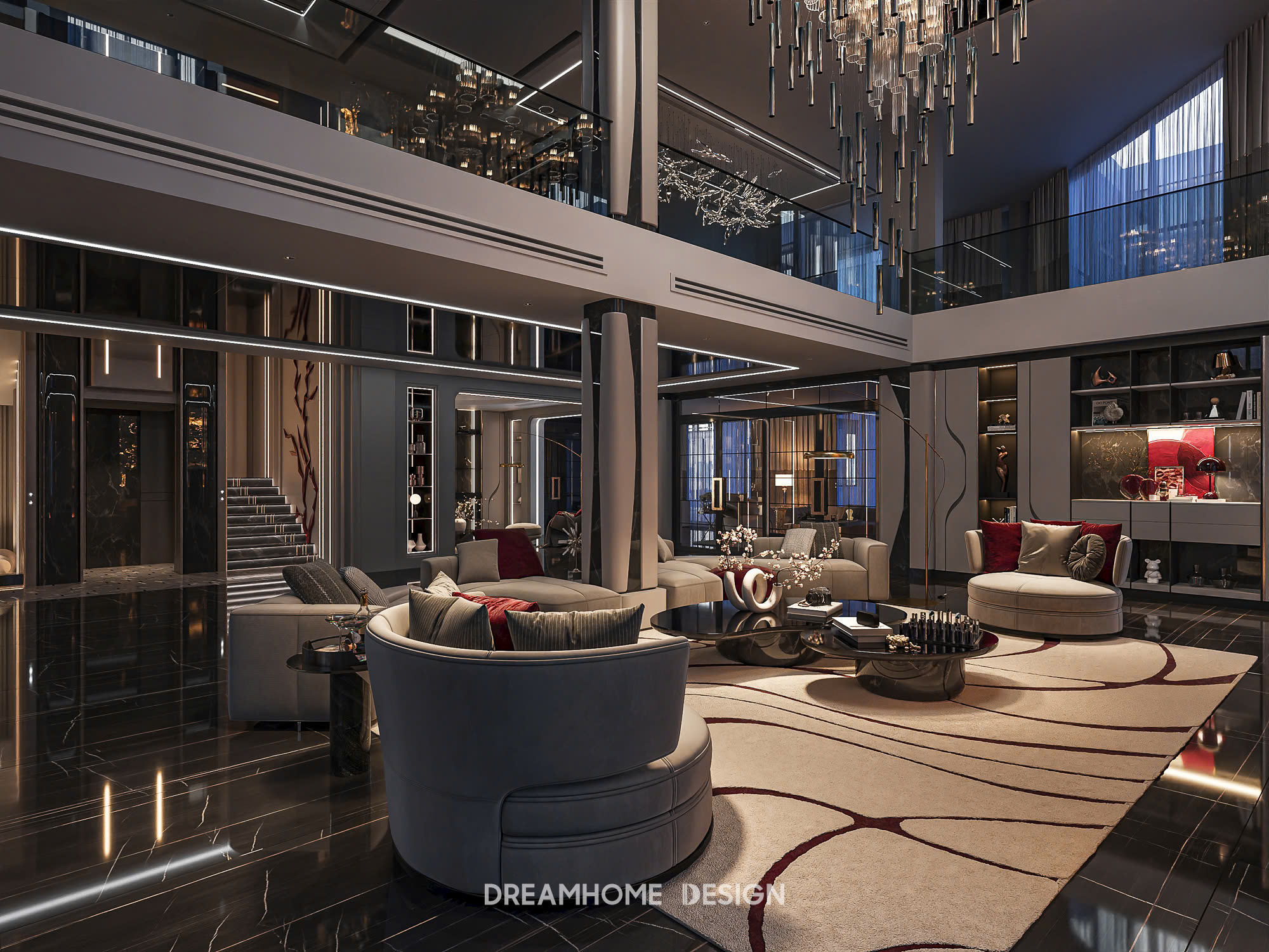 thiết kế nội thất penthouse sunshine city