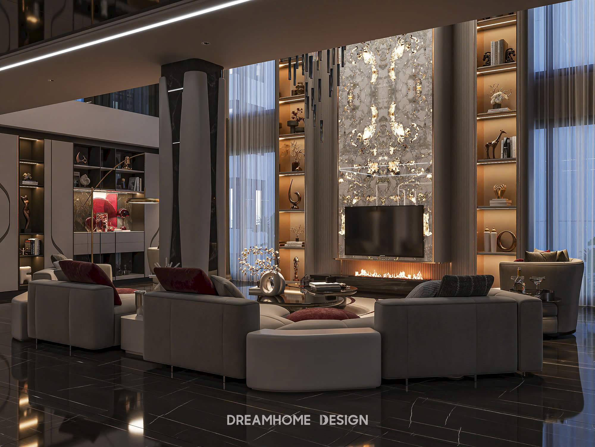 thiết kế nội thất penthouse sunshine city