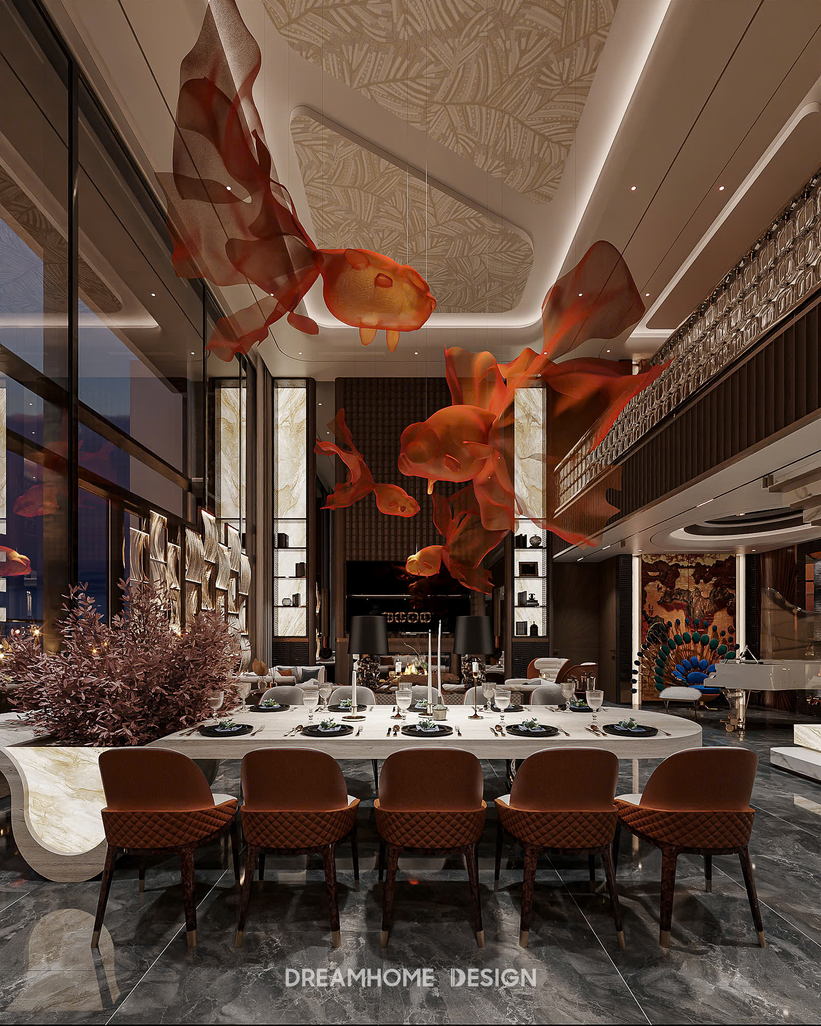 thiết kế nội thất penthouse ciputra