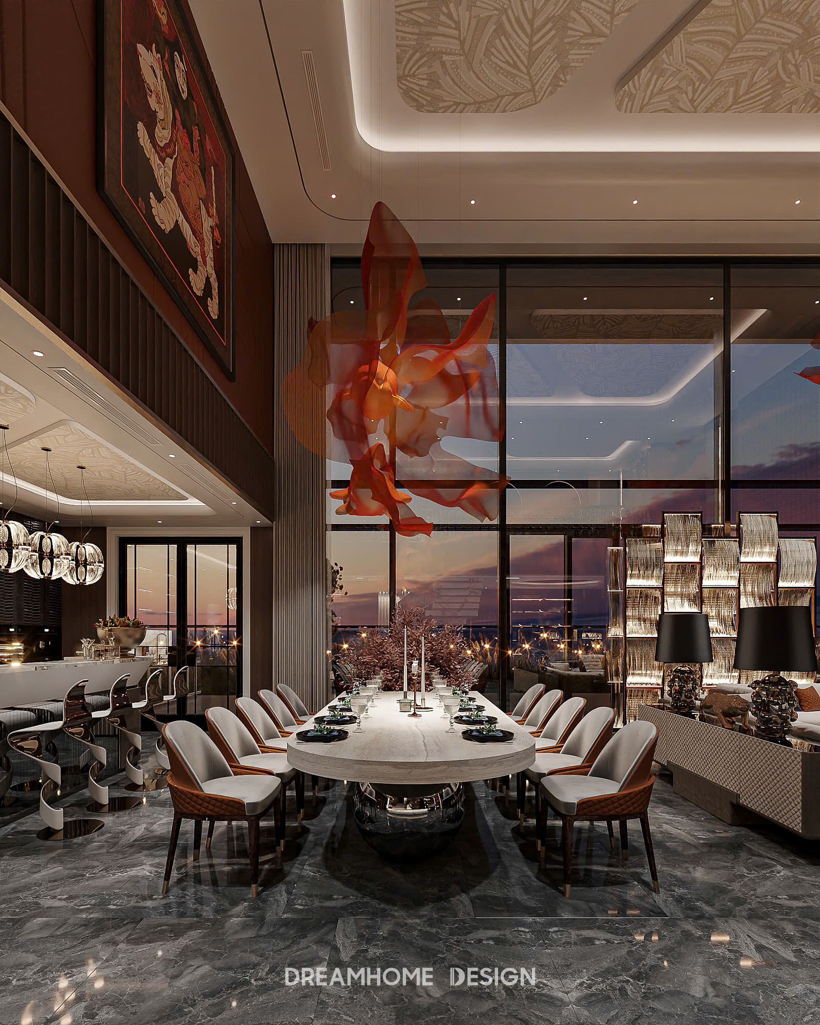 thiết kế nội thất penthouse ciputra