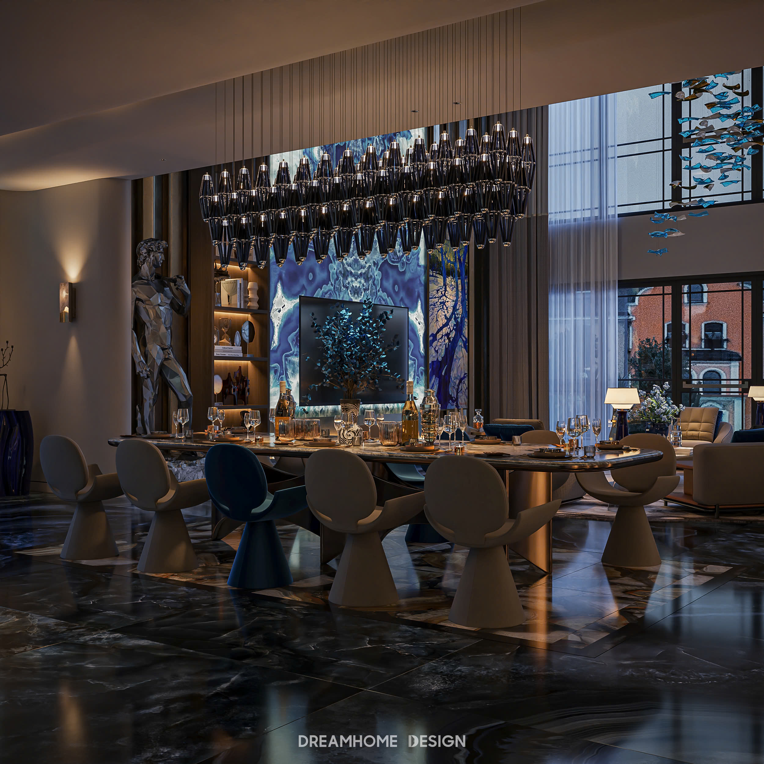 thiết kế nội thất penthouse ciputra