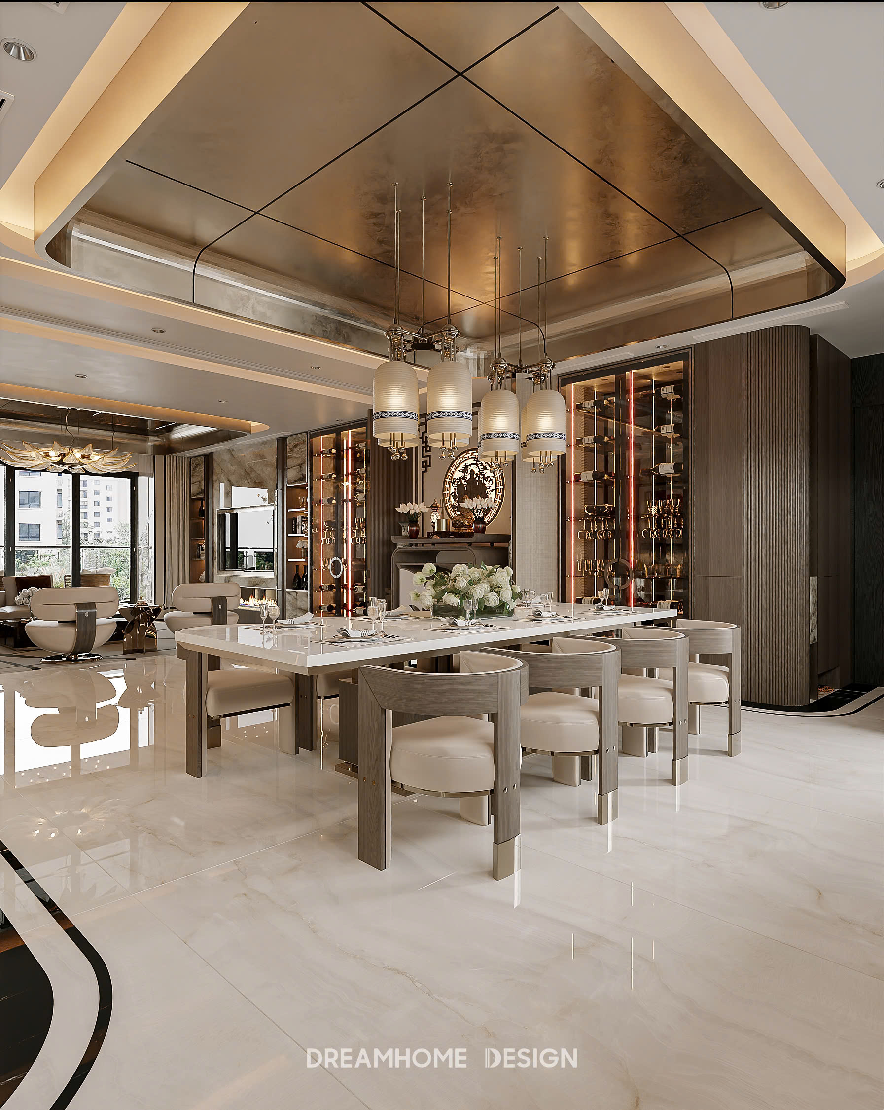 thiết kế nội thất penthouse ciputra