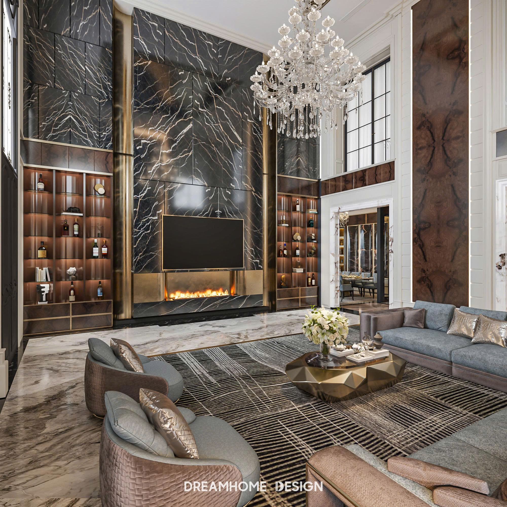 thiết kế nội thất penthouse ciputra