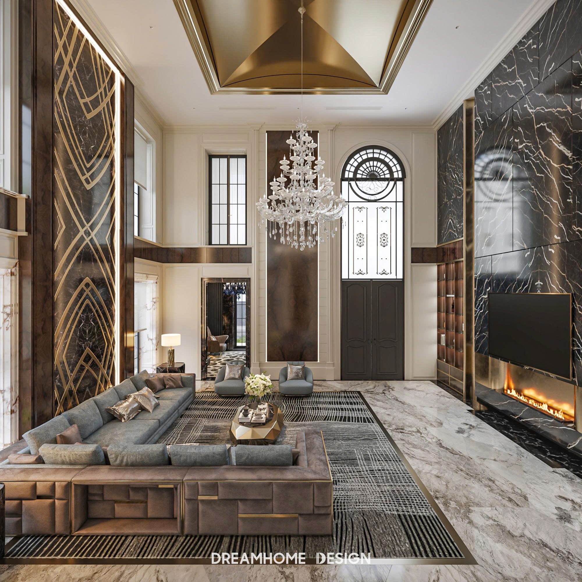 thiết kế nội thất penthouse ciputra