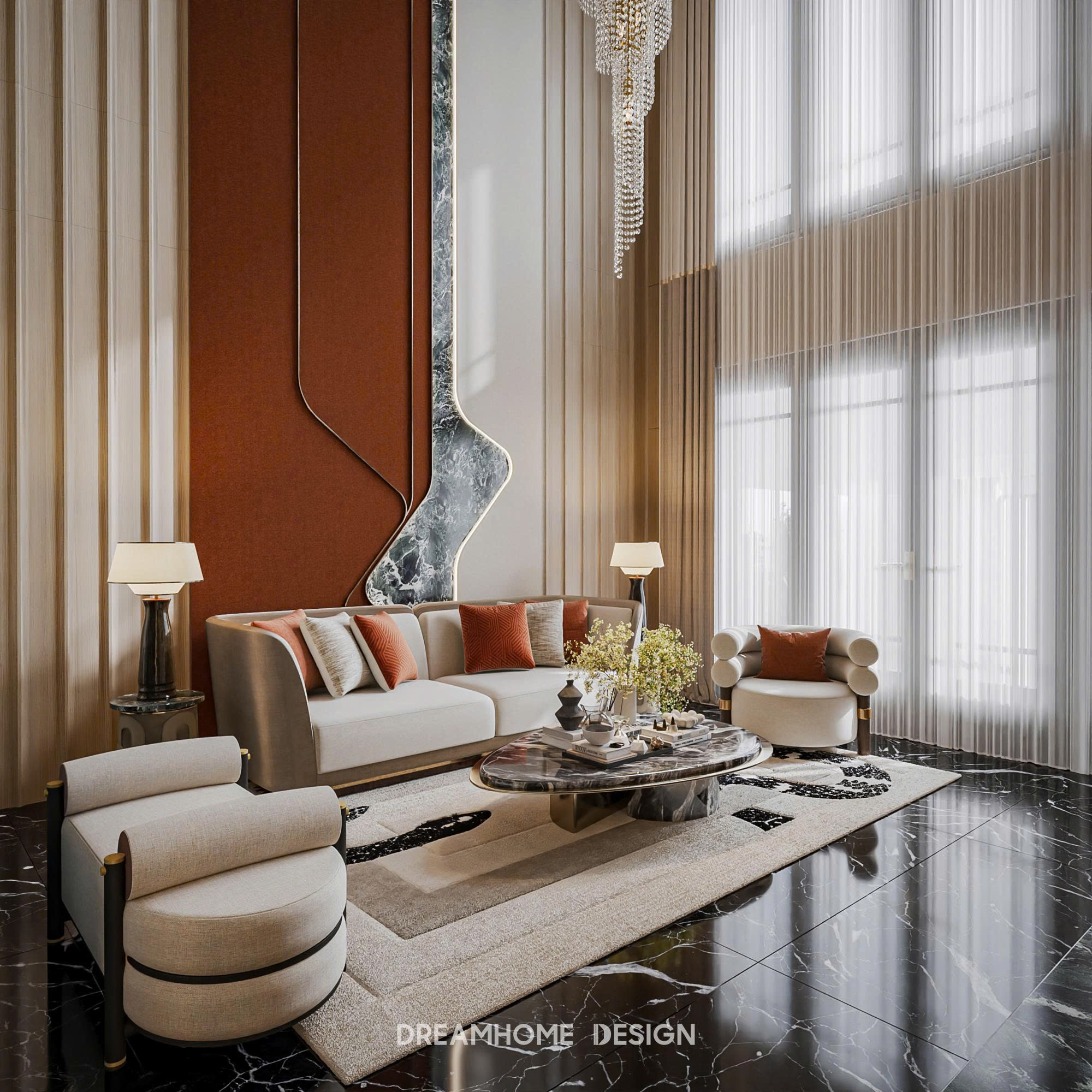 thiết kế nội thất penthouse sunshine city