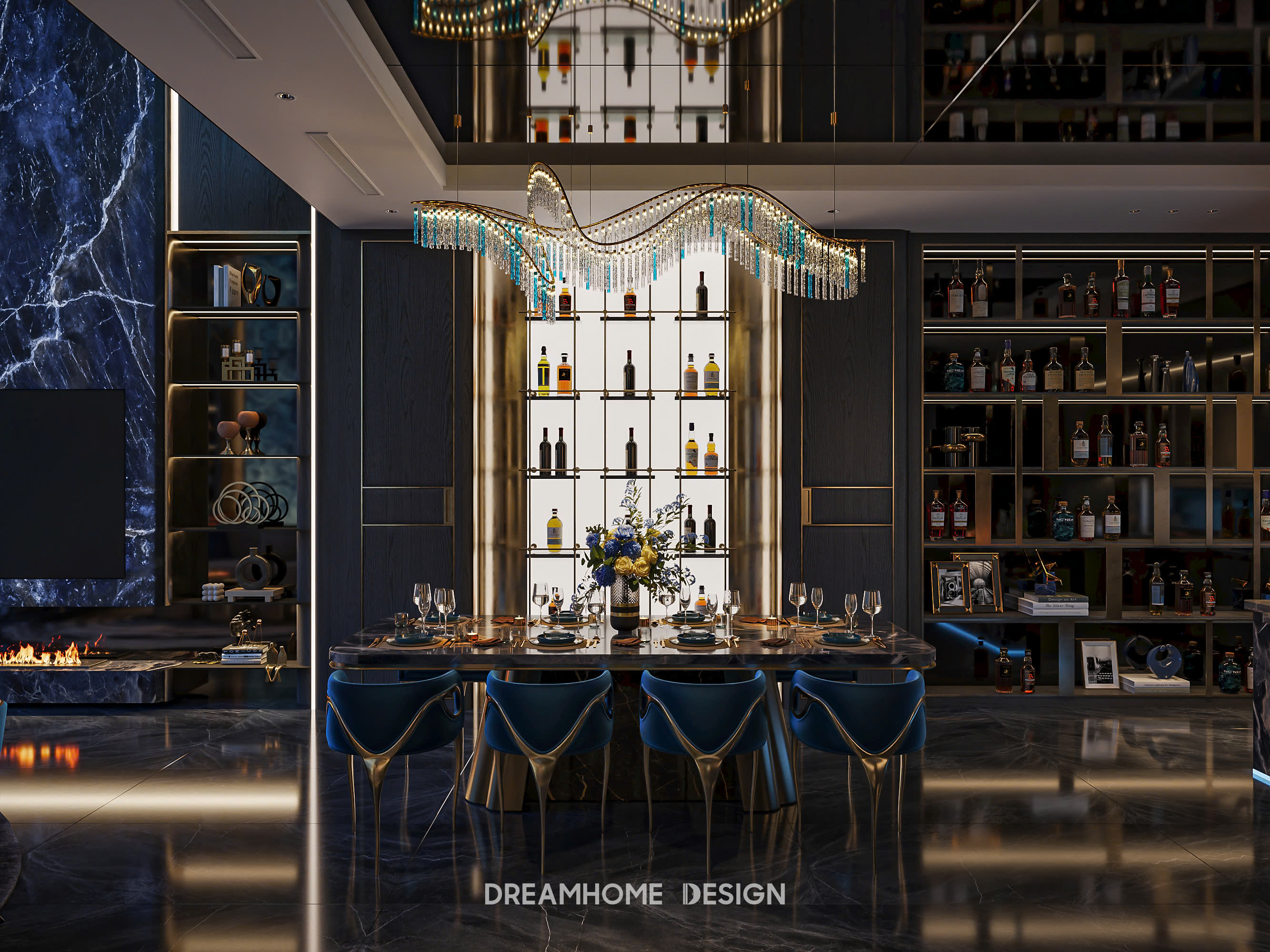 thiết kế nội thất penthouse sunshine city