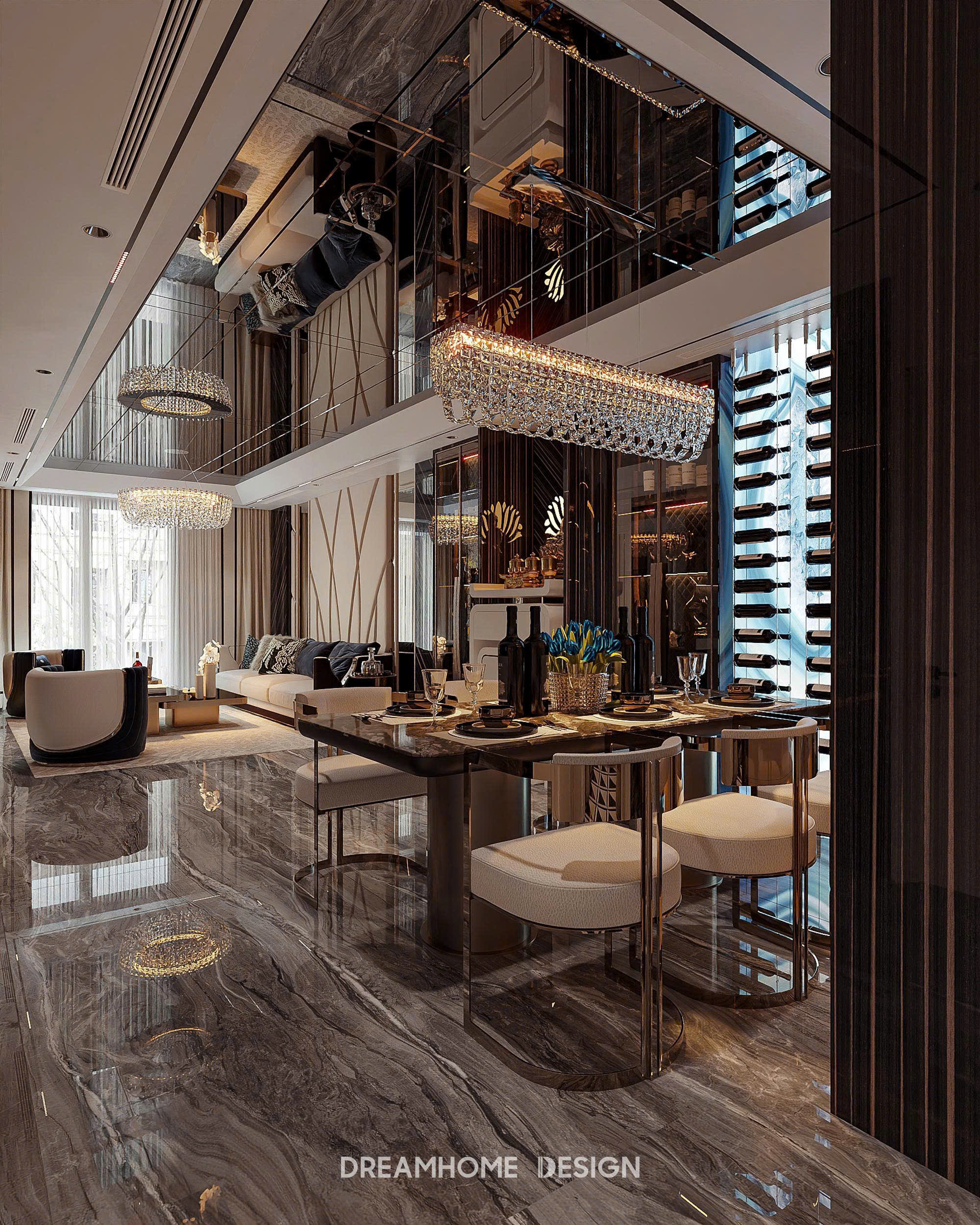 thiết kế nội thất penthouse ciputra