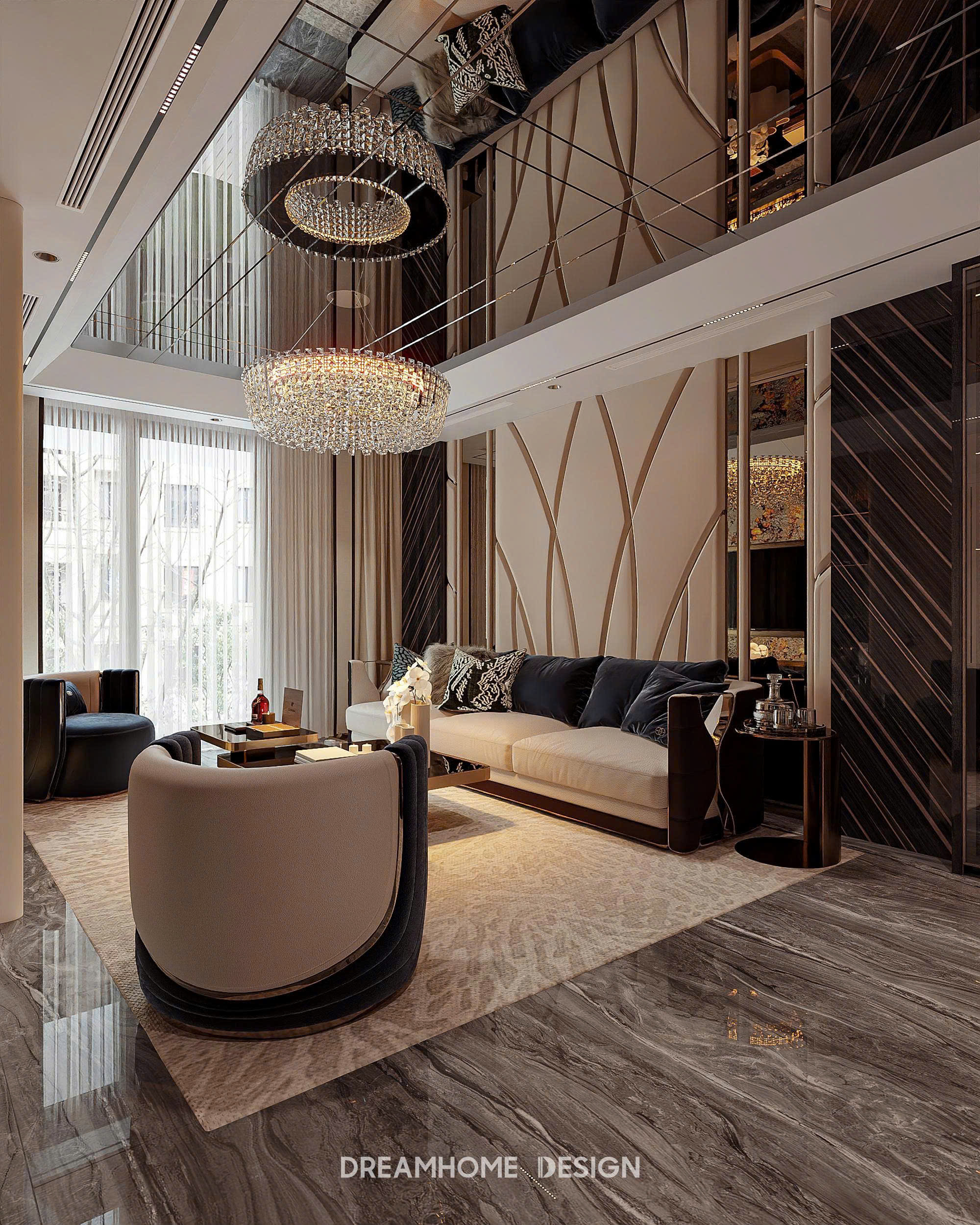 thiết kế nội thất penthouse ciputra