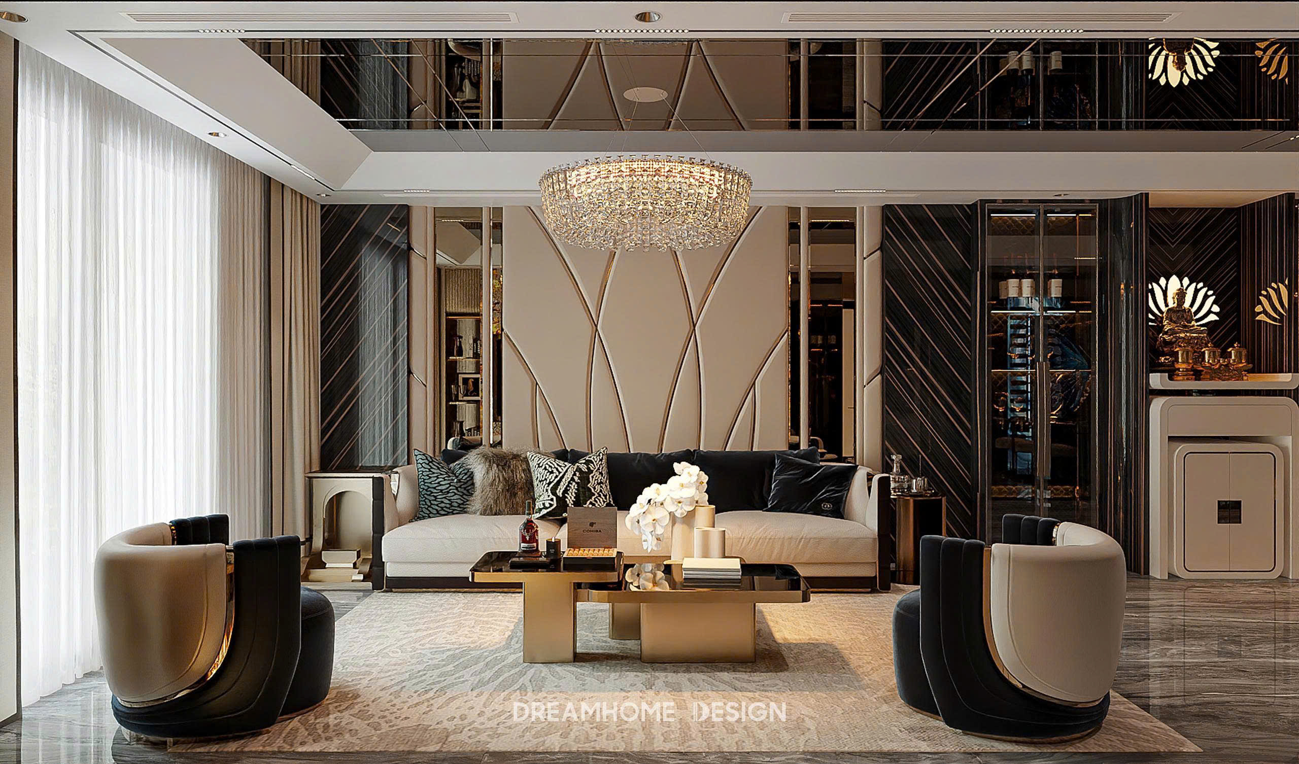 thiết kế nội thất penthouse ciputra