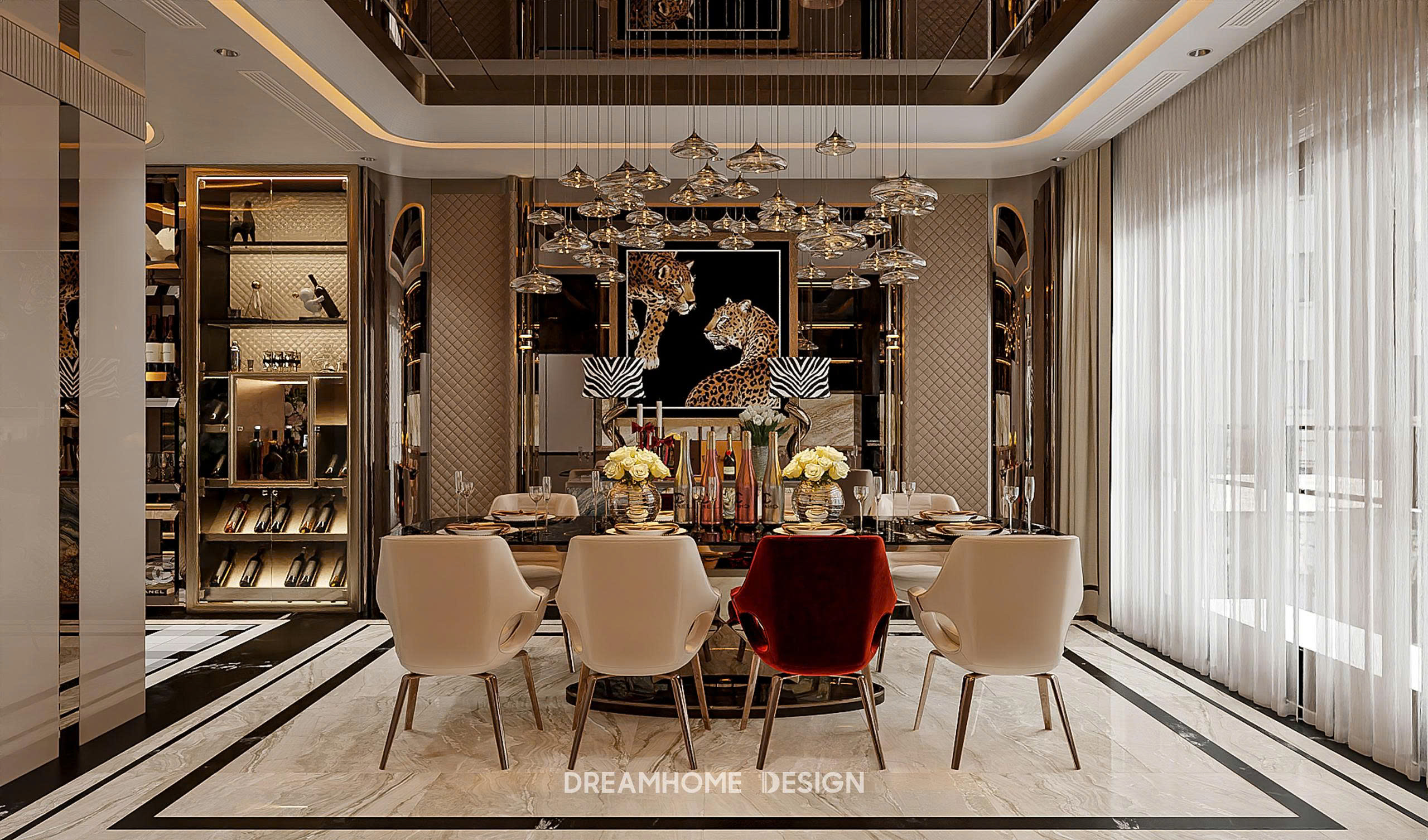thiết kế nội thất penthouse sunshine golden 