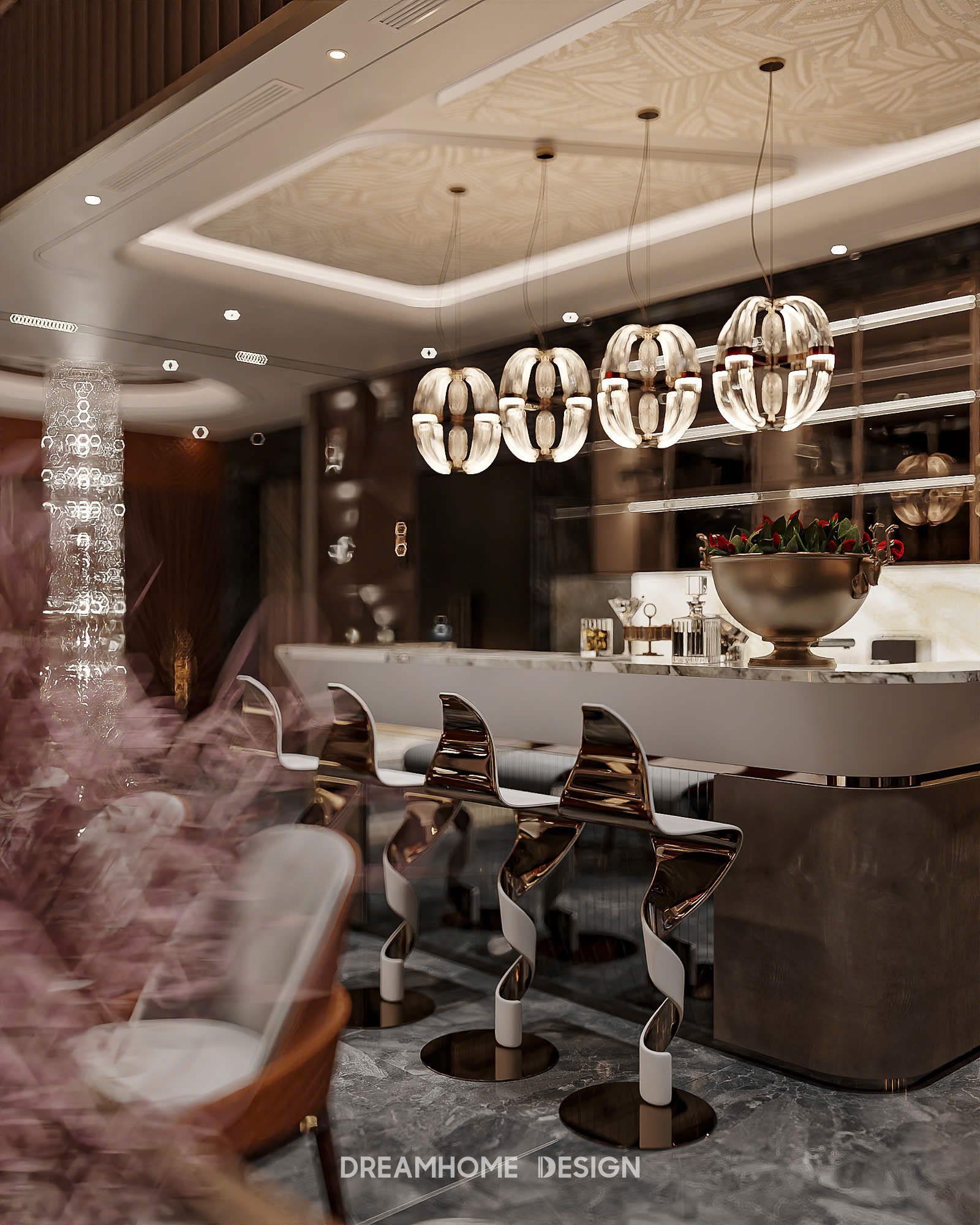 thiết kế nội thất penthouse the zei