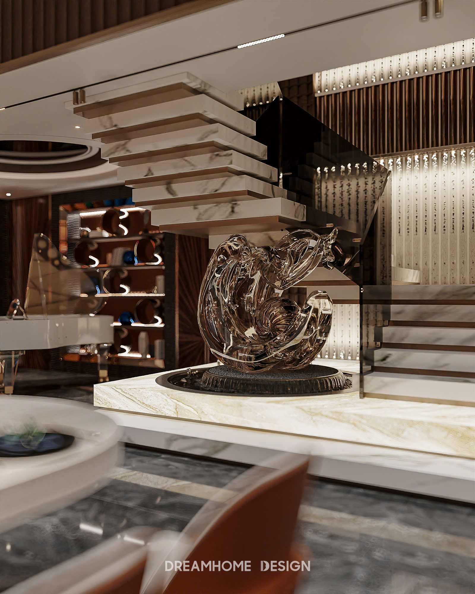 thiết kế nội thất penthouse the zei