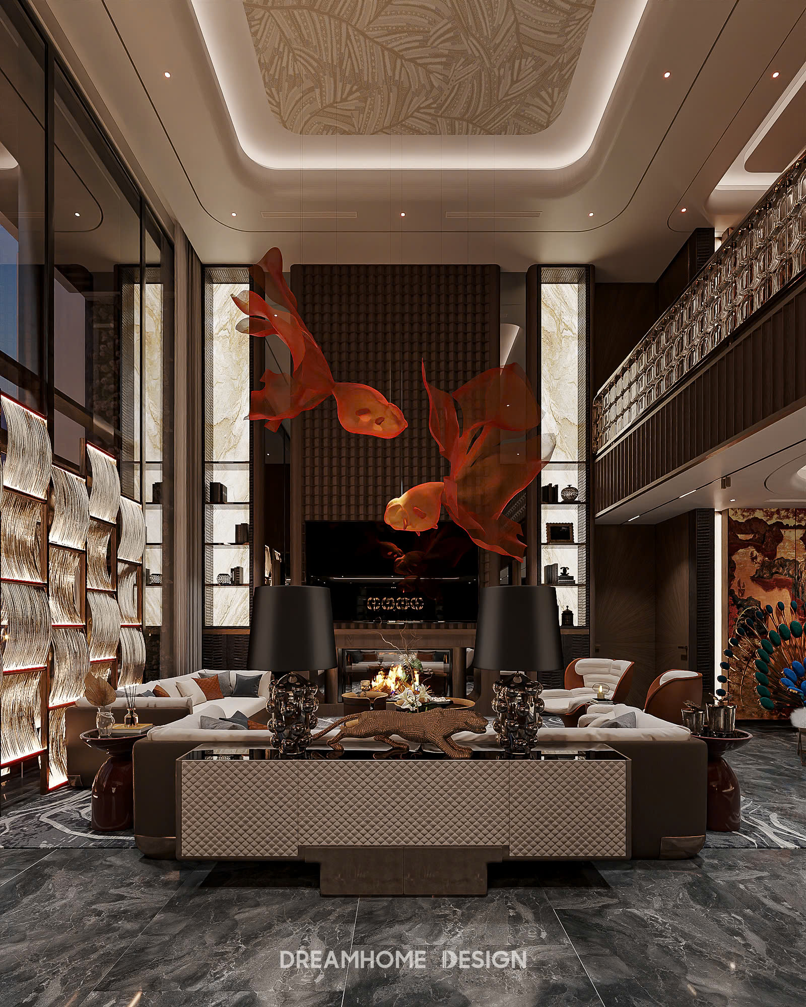 thiết kế nội thất penthouse the zei