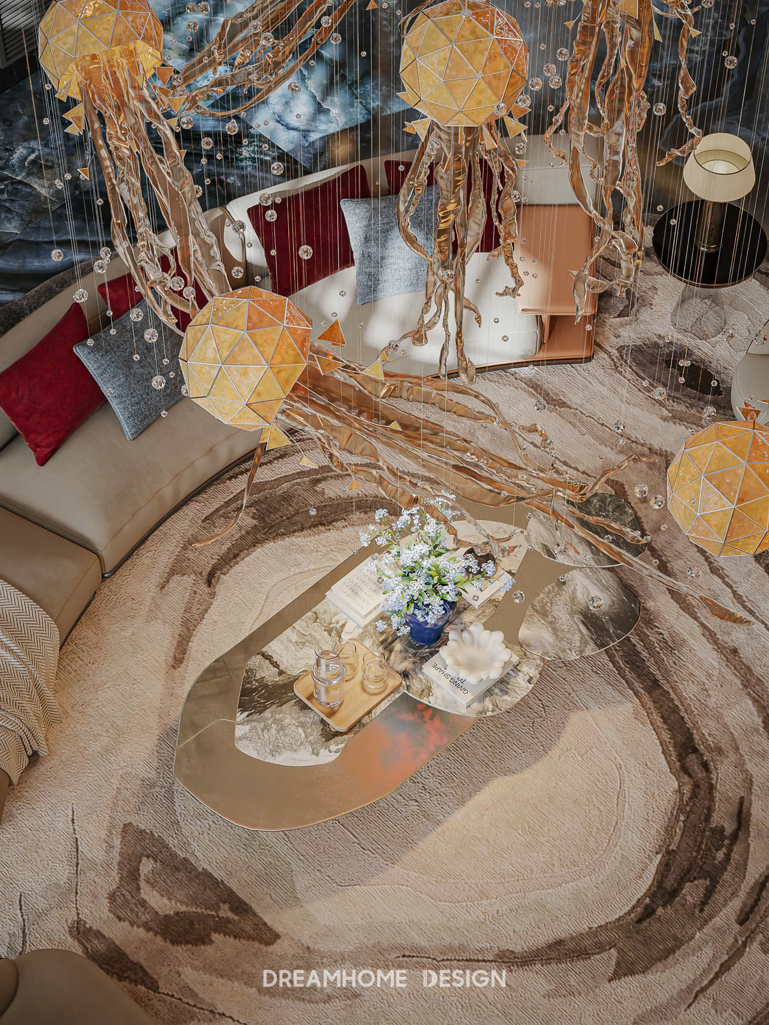 thiết kế nội thất penthouse the zei