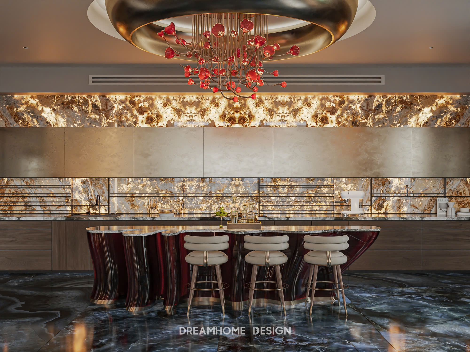 thiết kế nội thất penthouse the zei