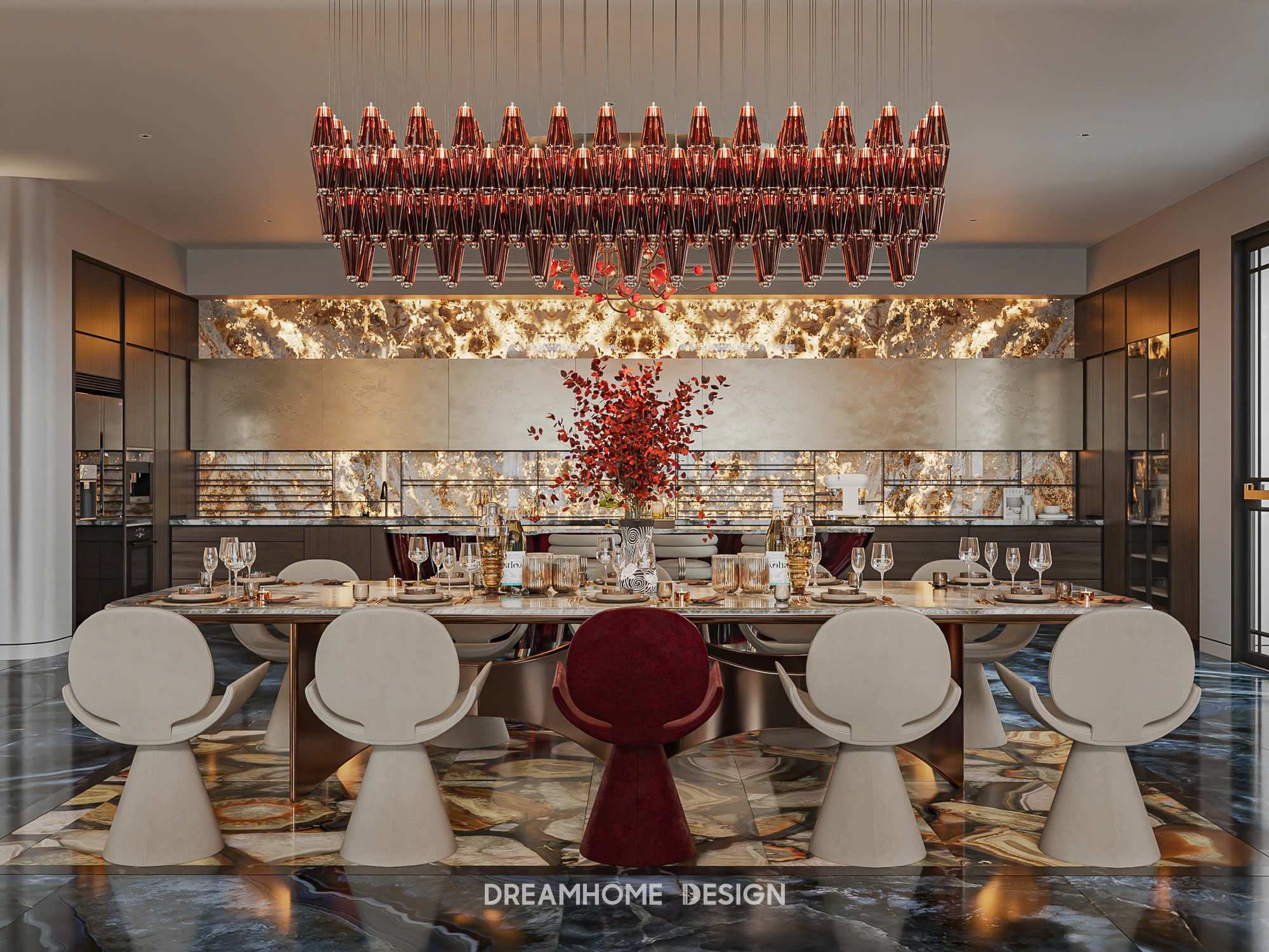 thiết kế nội thất penthouse