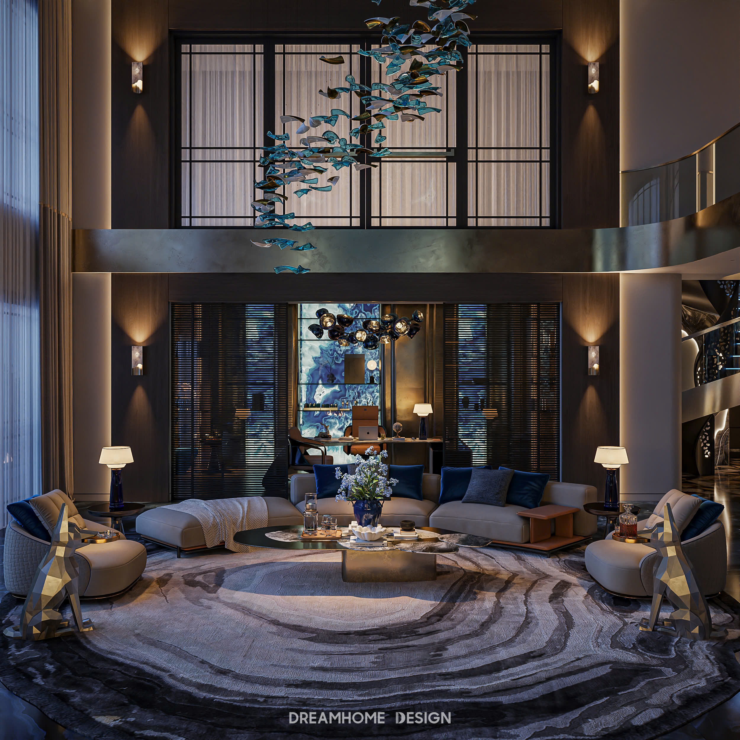 thiết kế nội thất penthouse sunshine city ciputra
