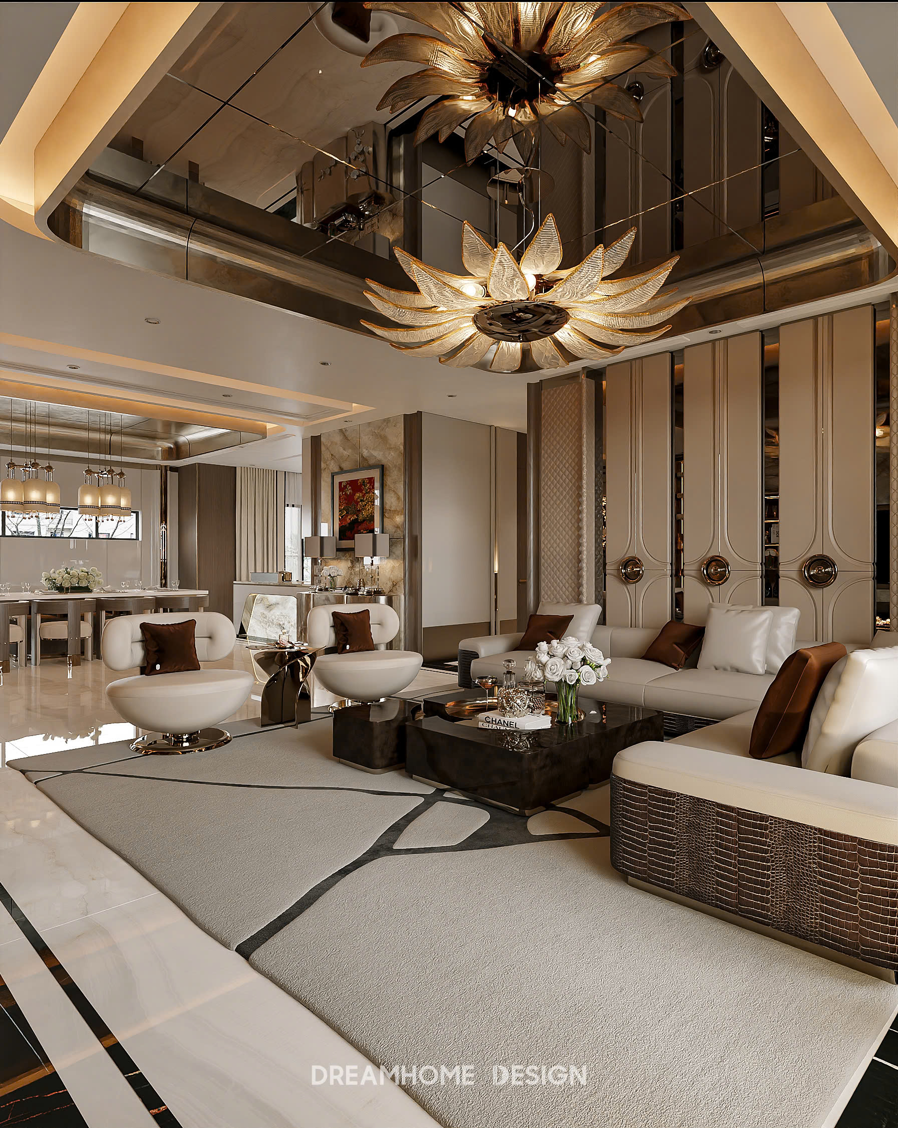 thiết kế nội thất penthouse sunshine city ciputra