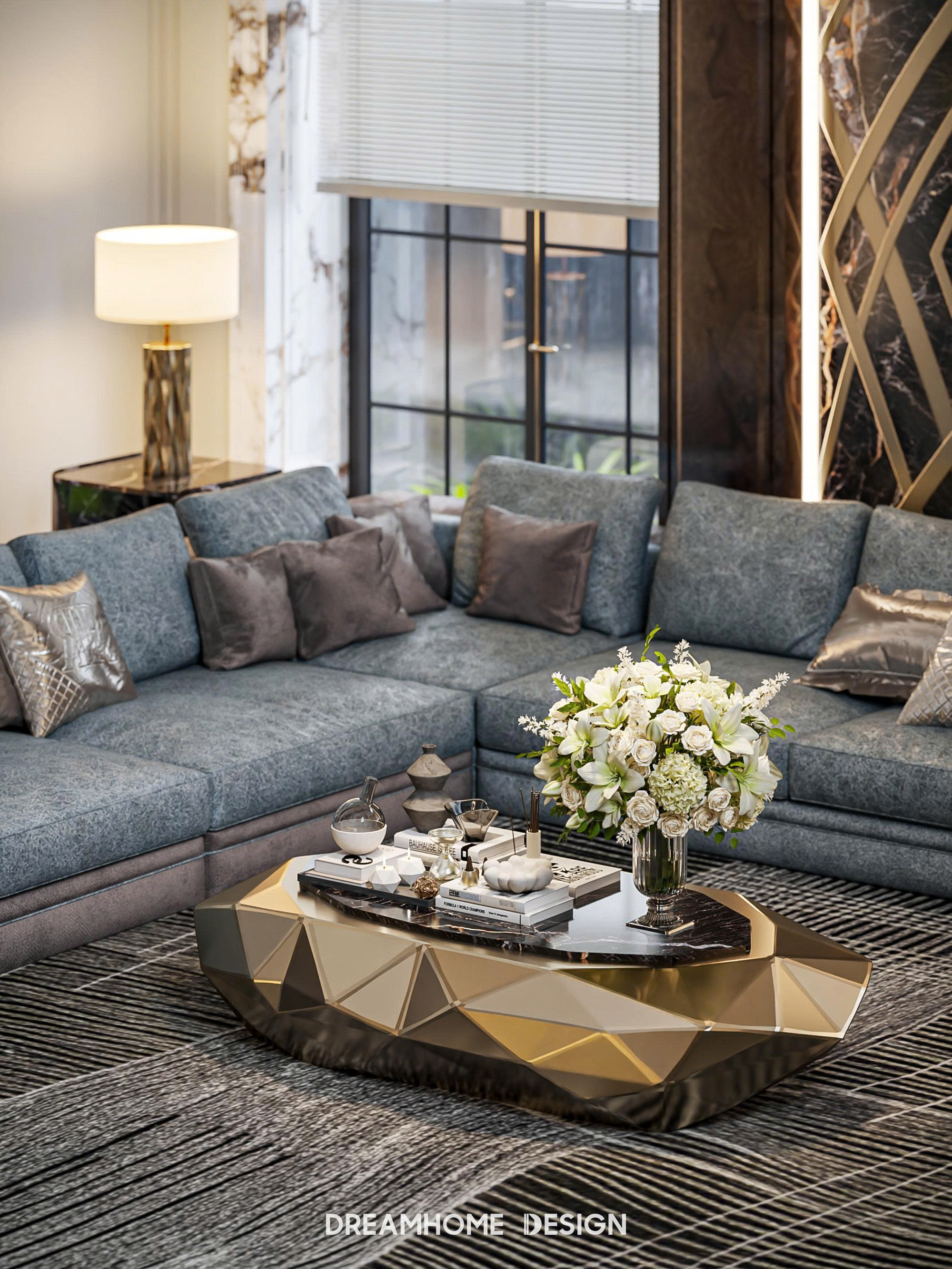 thiết kế nội thất penthouse the zei