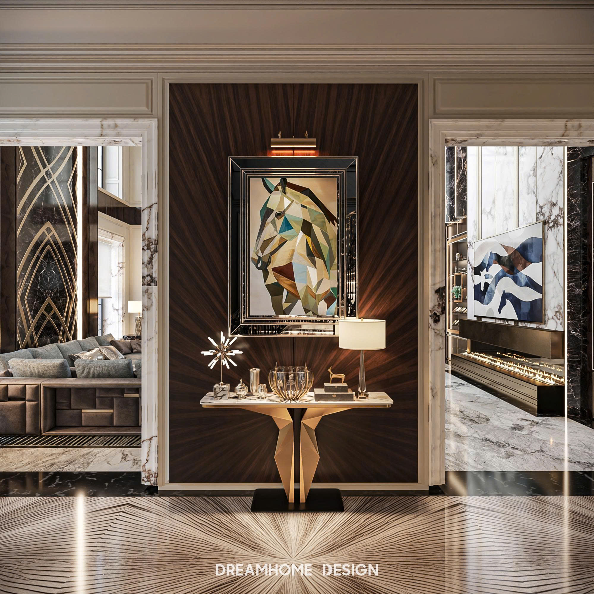 thiết kế nội thất penthouse the zei