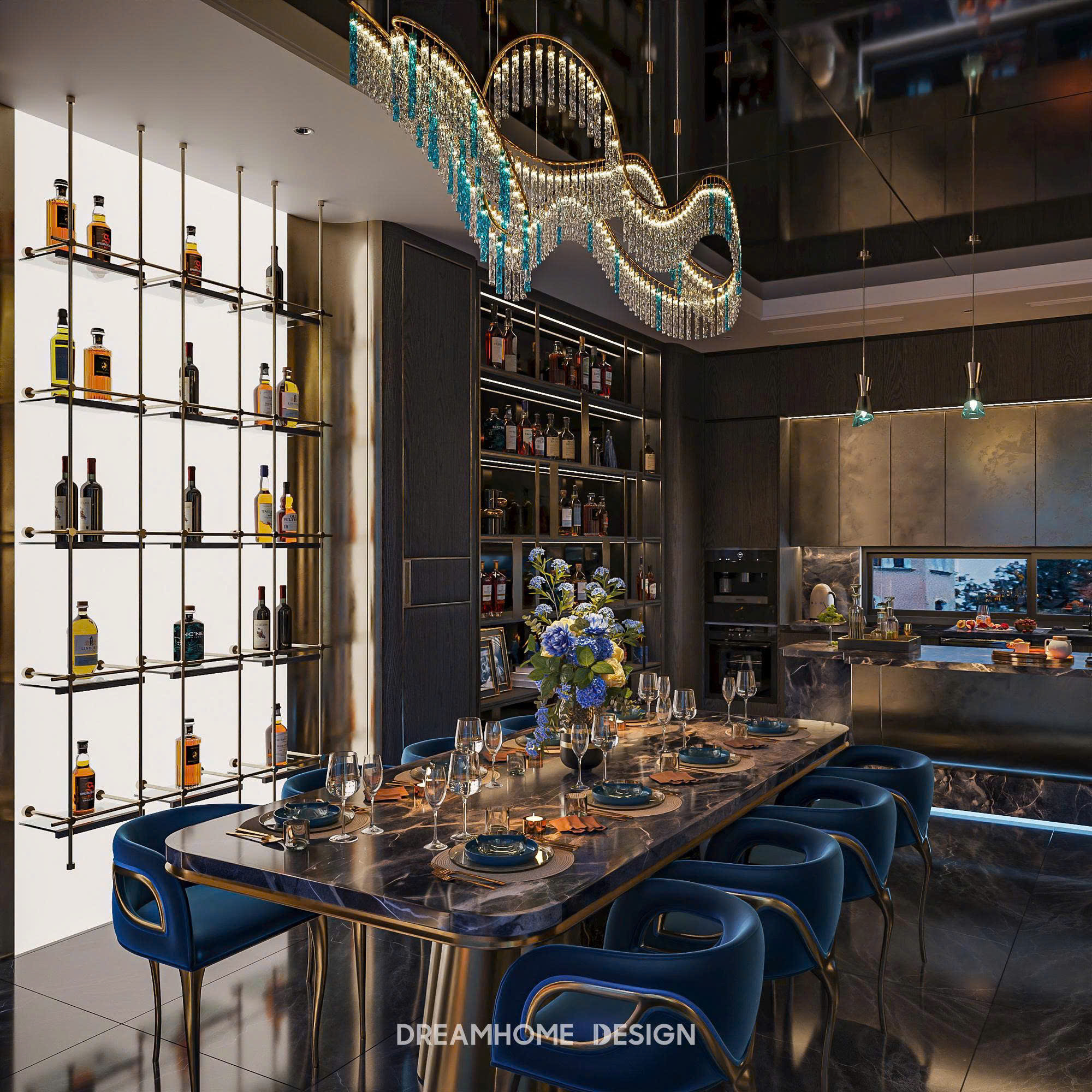 thiết kế nội thất penthouse the zei