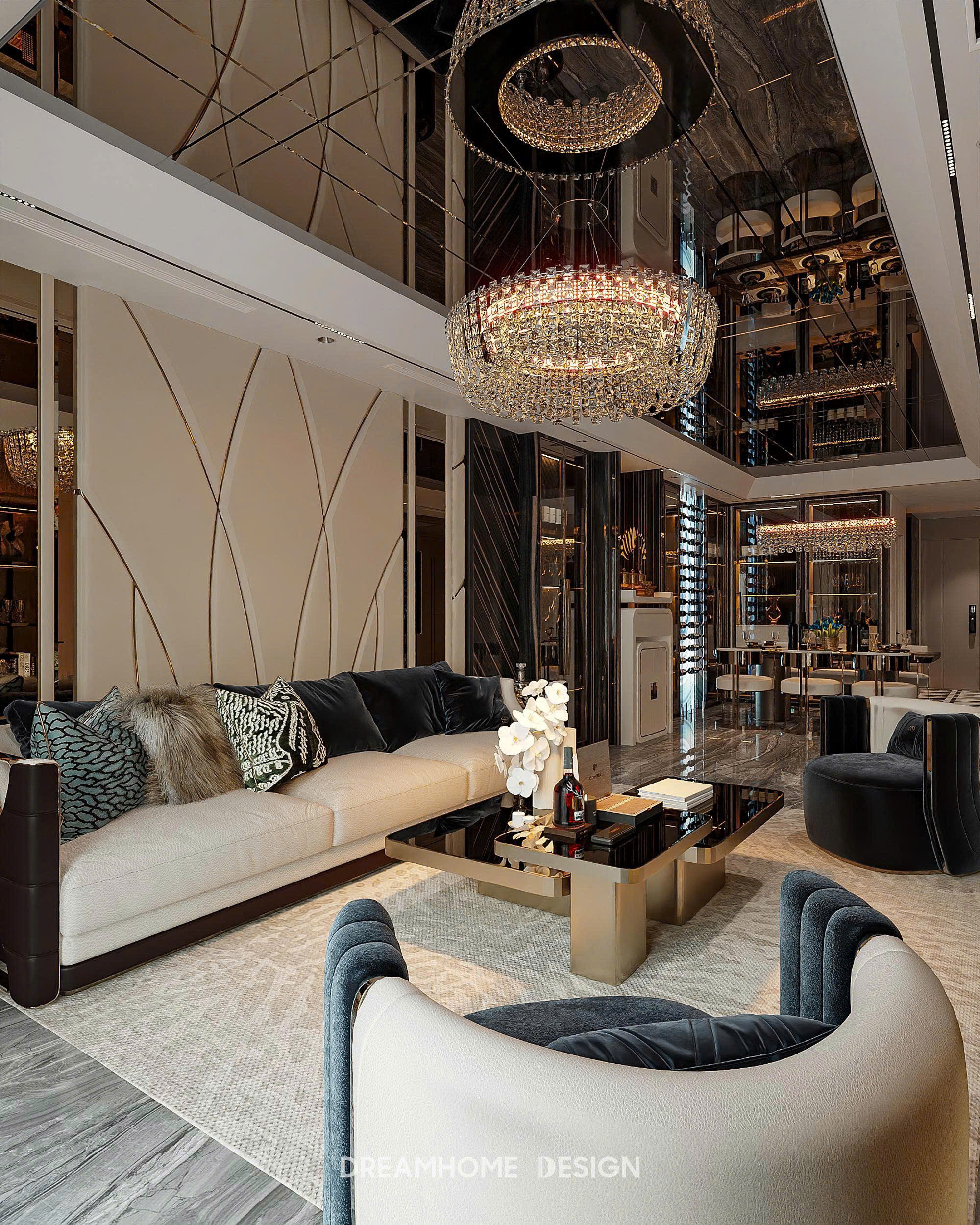 thiết kế nội thất penthouse sunshine city ciputra