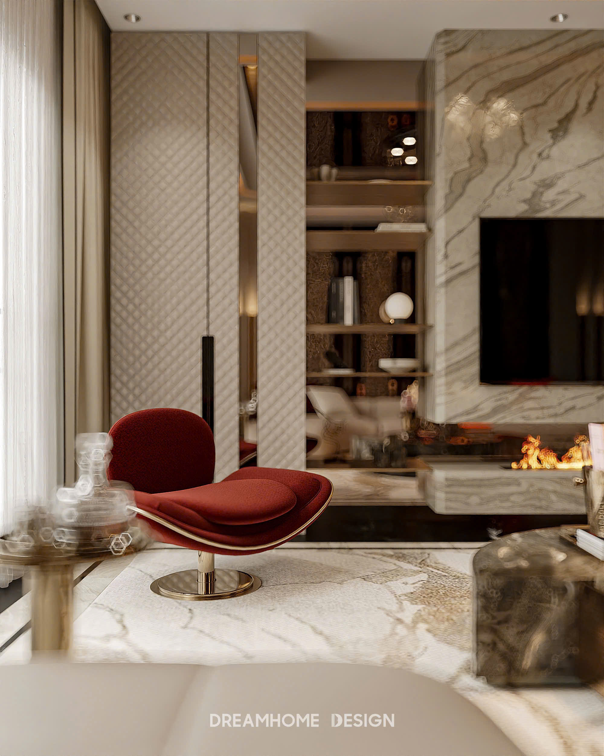thiết kế nội thất penthouse the zei
