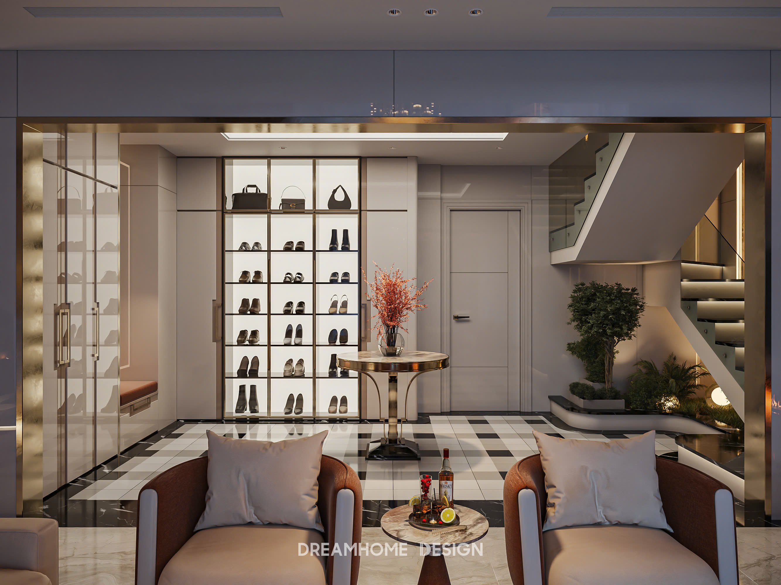 thiết kế nội thất penthouse sunshine city ciputra