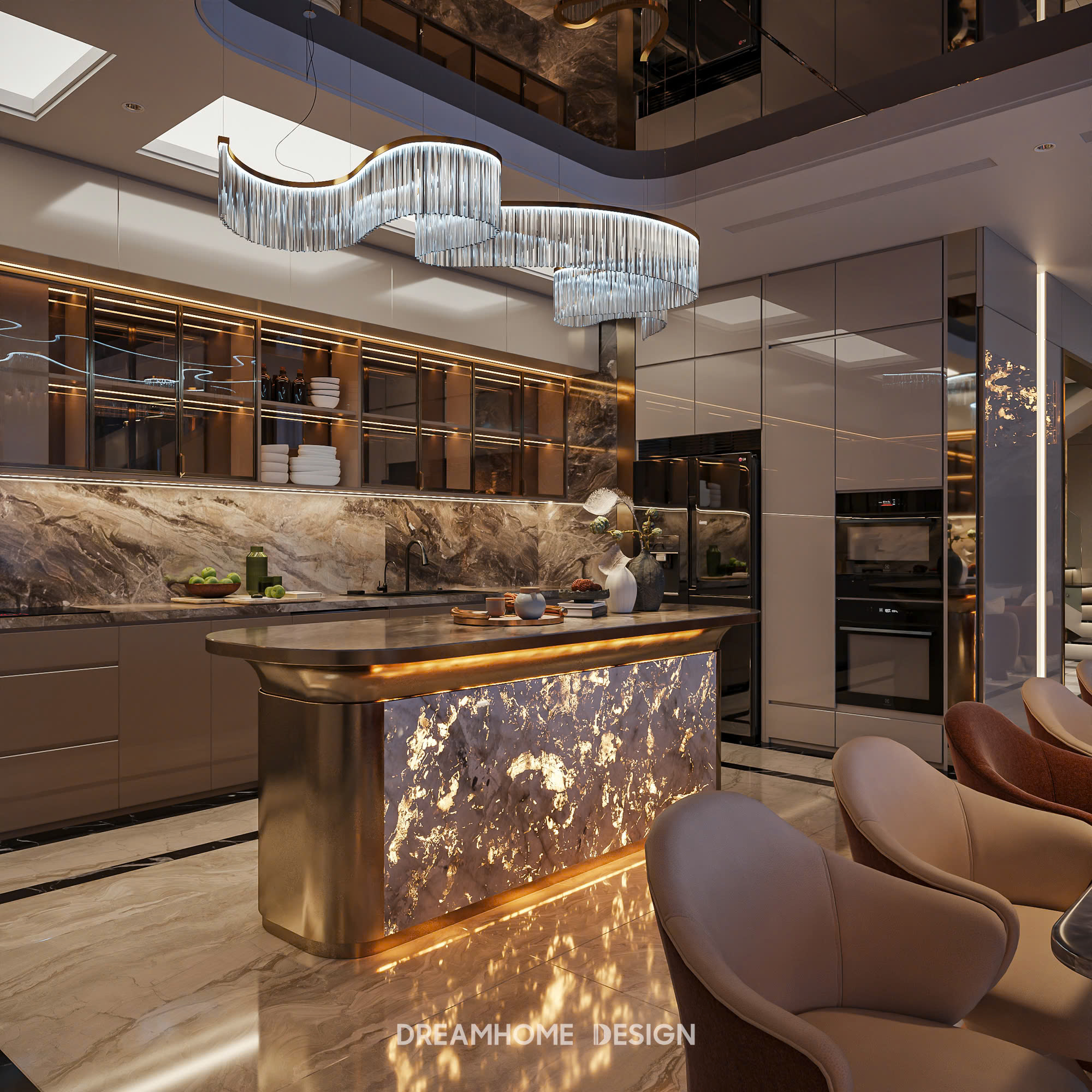 thiết kế nội thất penthouse