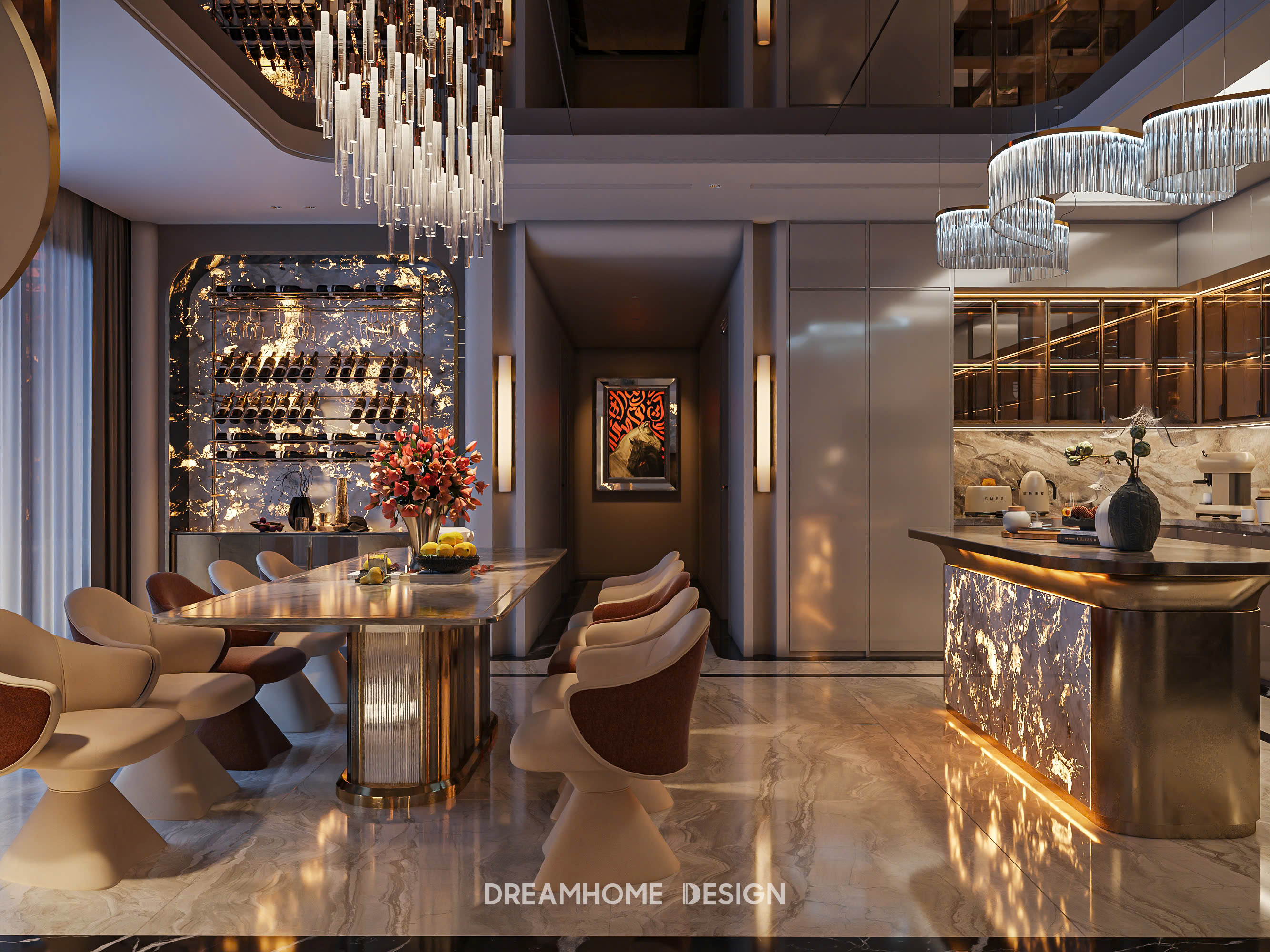 thiết kế nội thất penthouse sunshine city ciputra