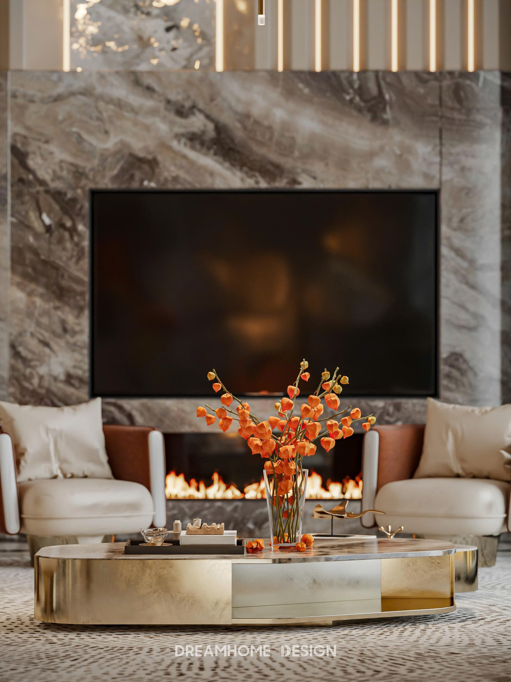 thiết kế nội thất penthouse
