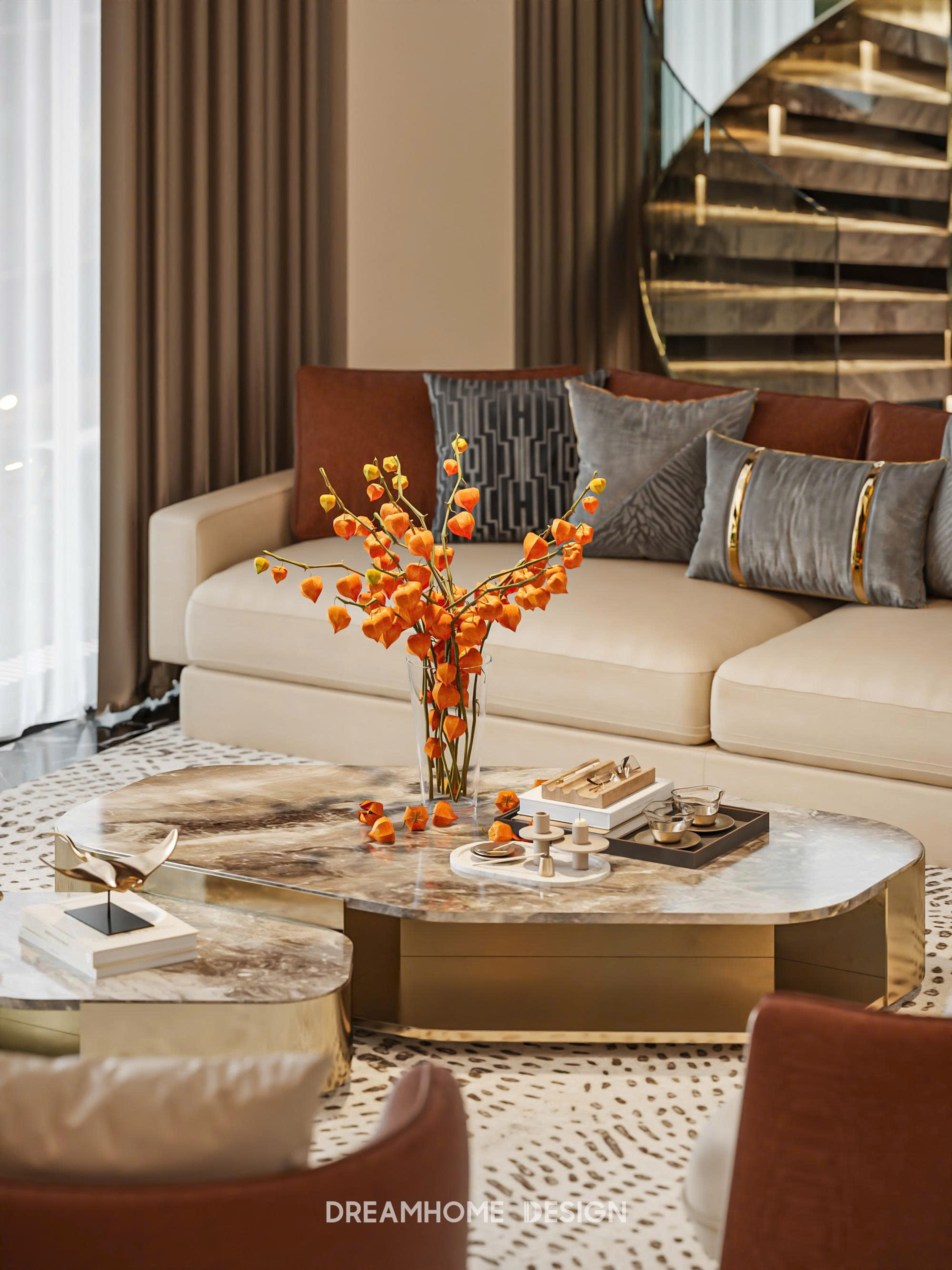 thiết kế nội thất penthouse sunshine city ciputra