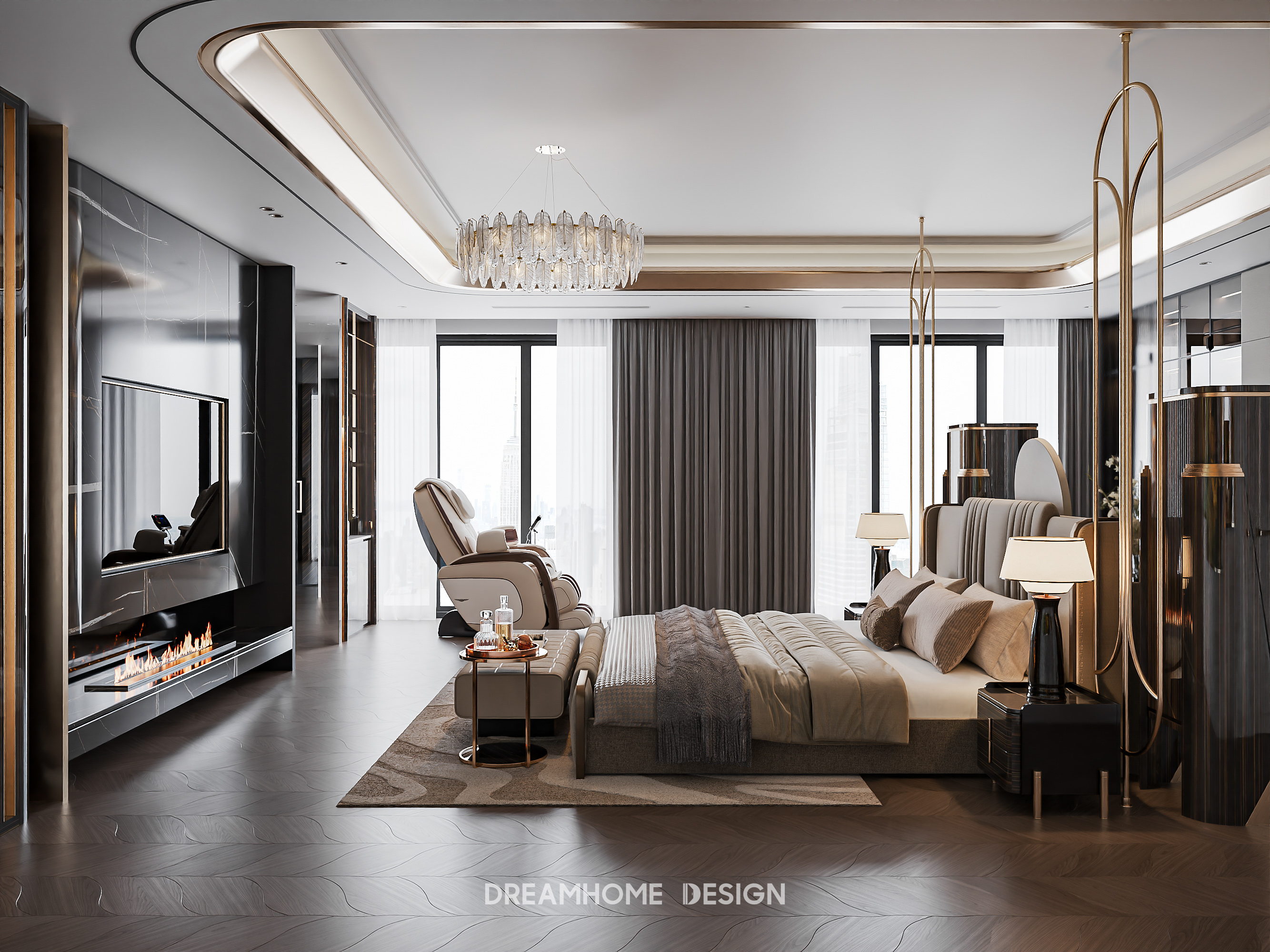 cải tạo phòng ngủ master