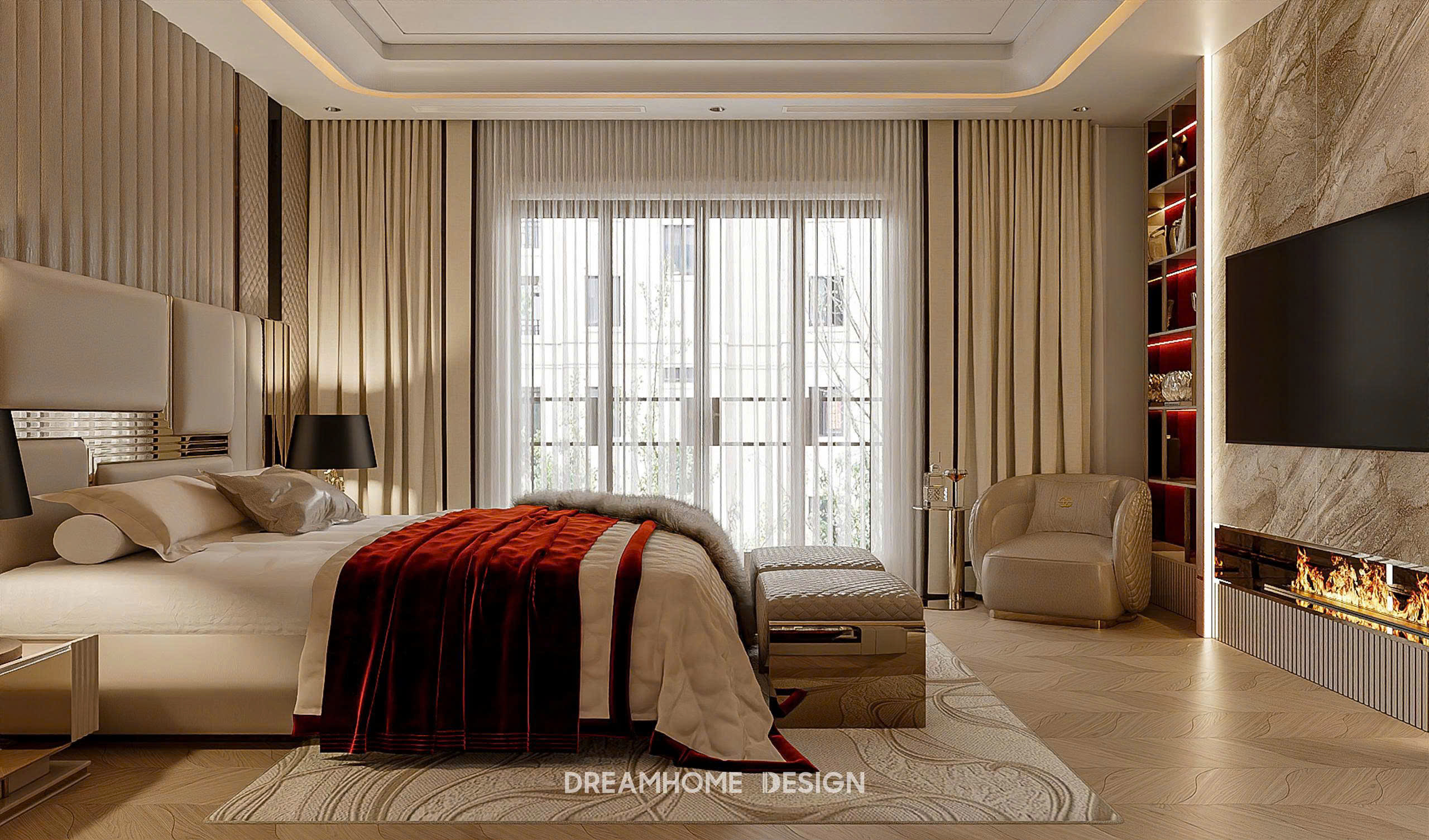 cải tạo phòng ngủ master