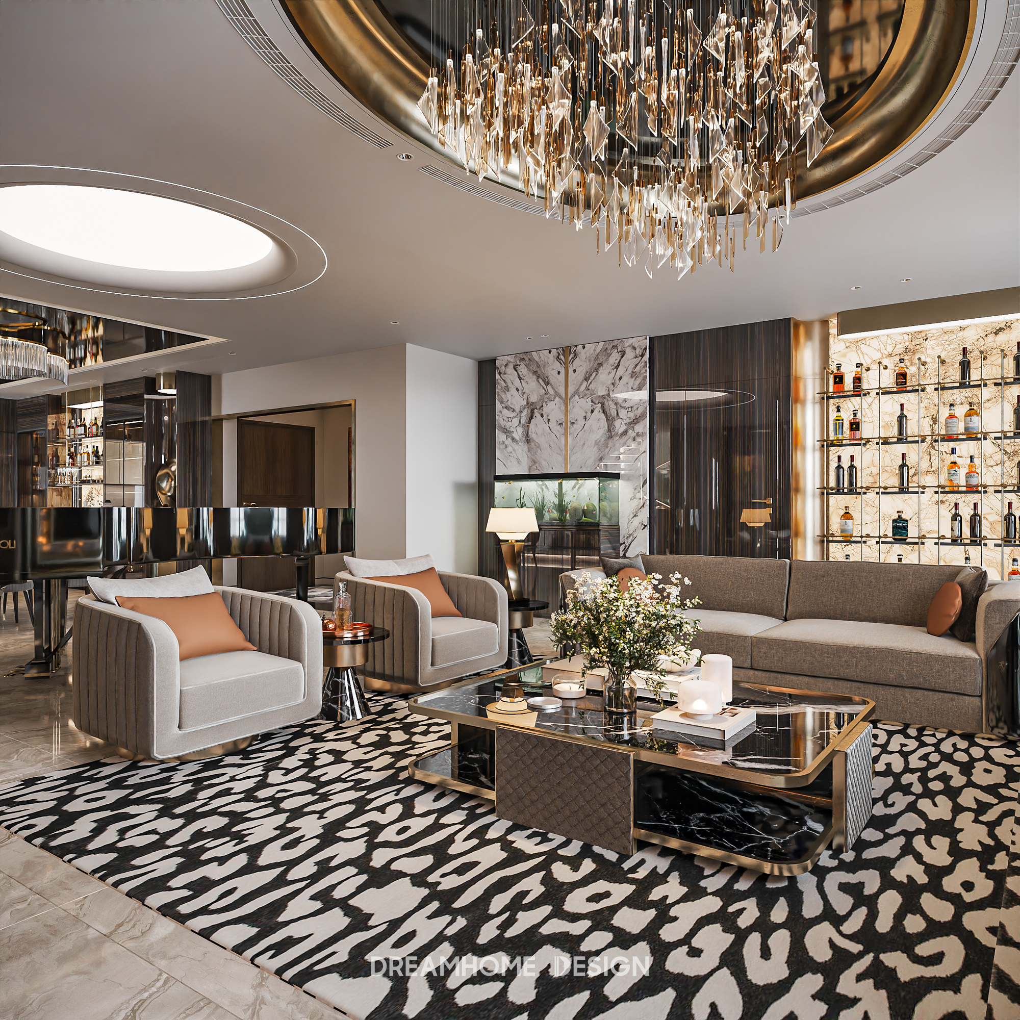 thiết kế nội thất penthouse