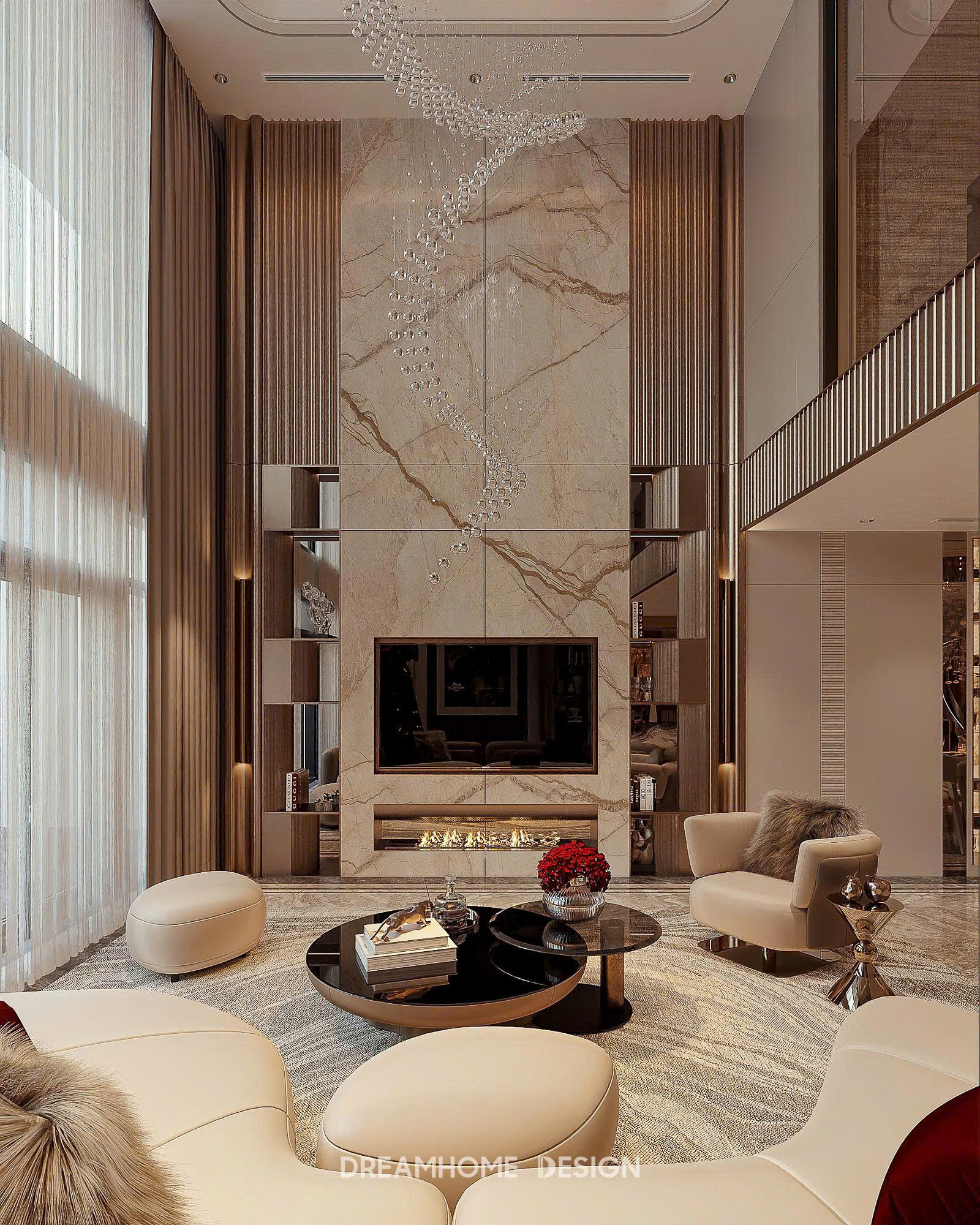 thiết kế nội thất penthouse