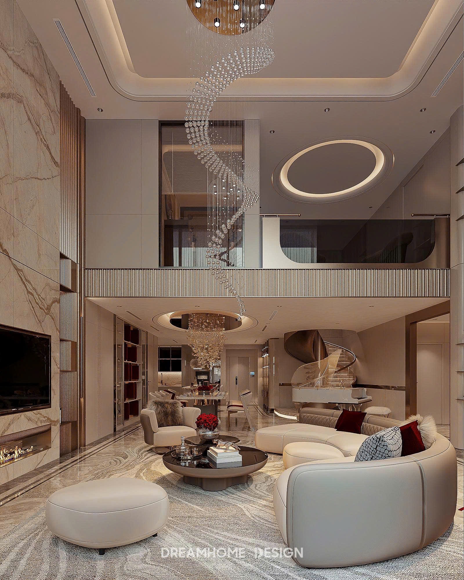 thiết kế nội thất penthouse