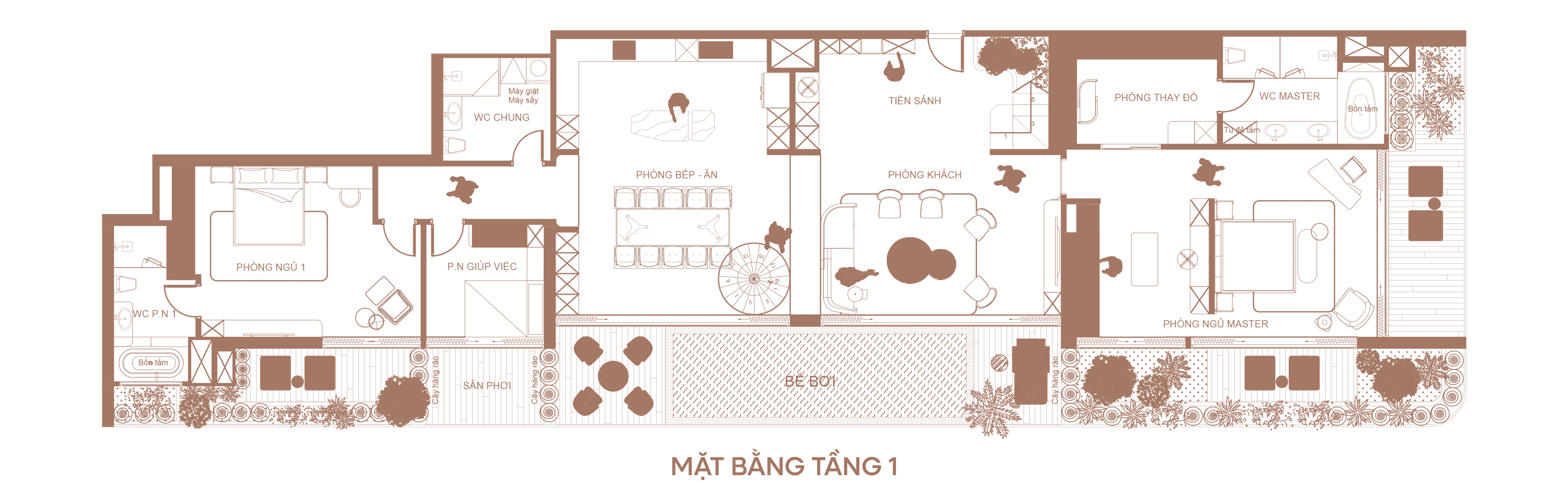 penthouse sunshine golden river