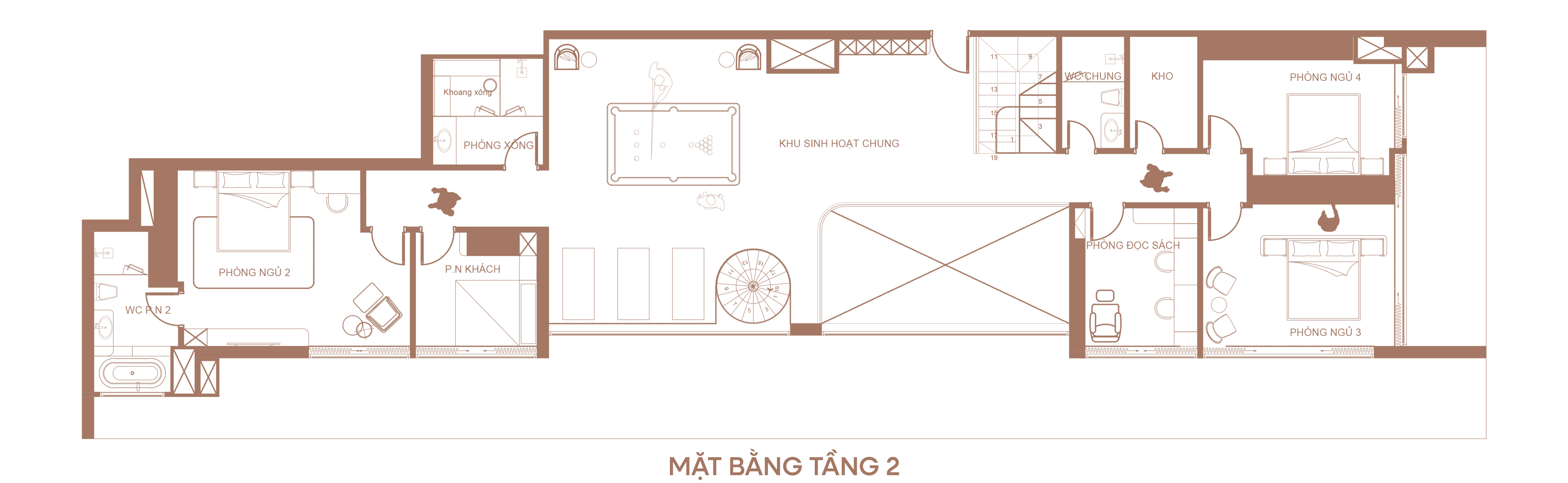 penthouse sunshine golden river