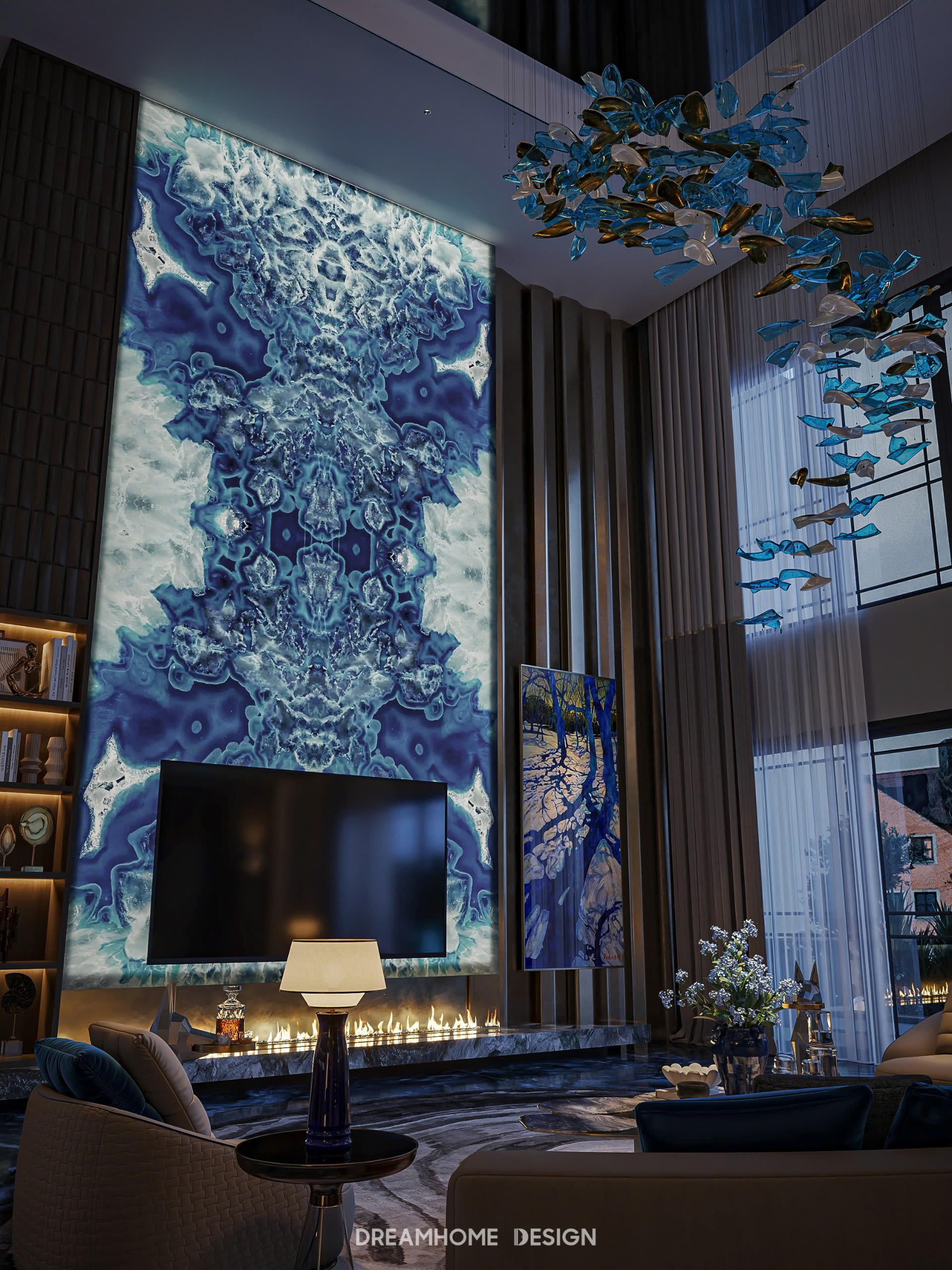 thiết kế nội thất penthouse