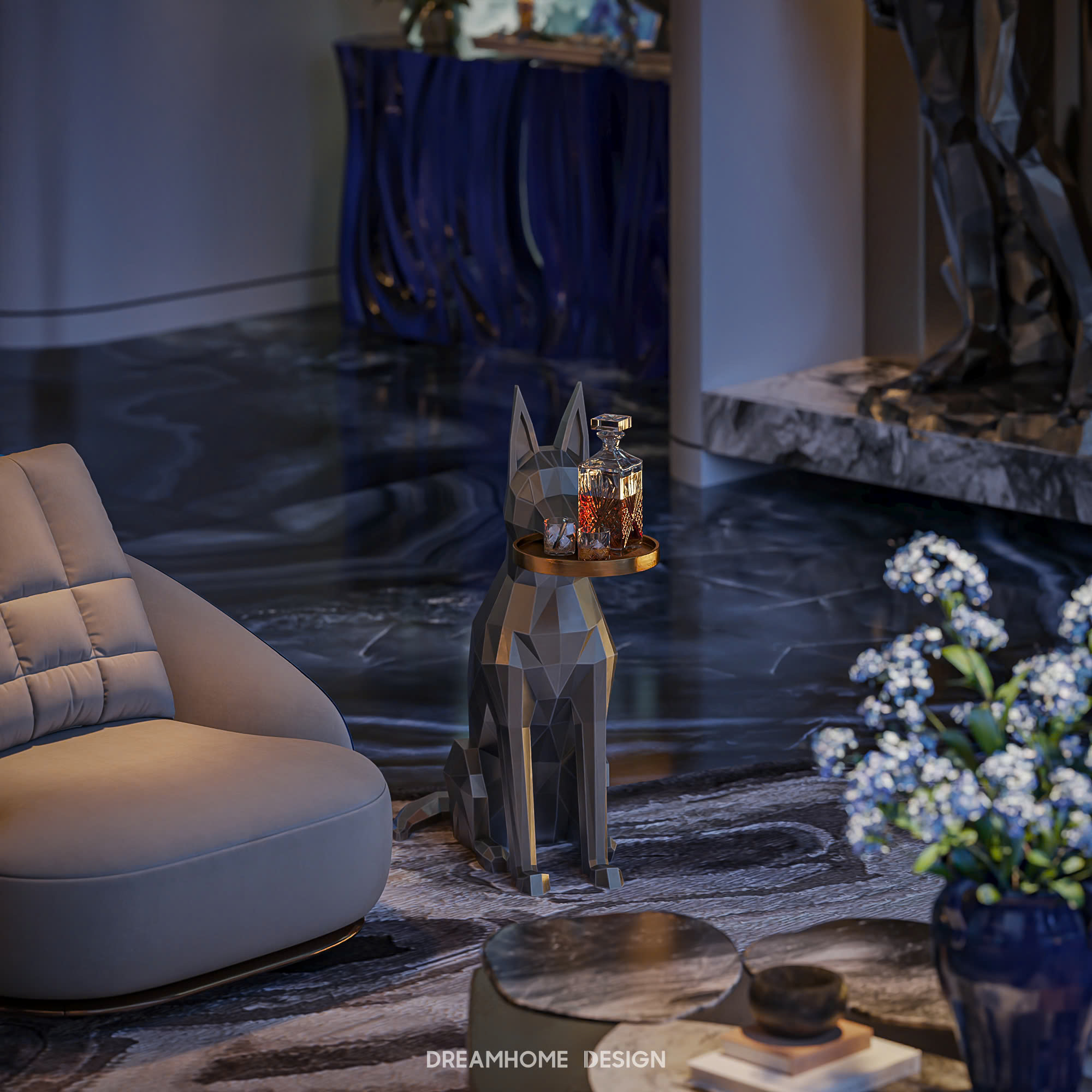 thiết kế nội thất penthouse