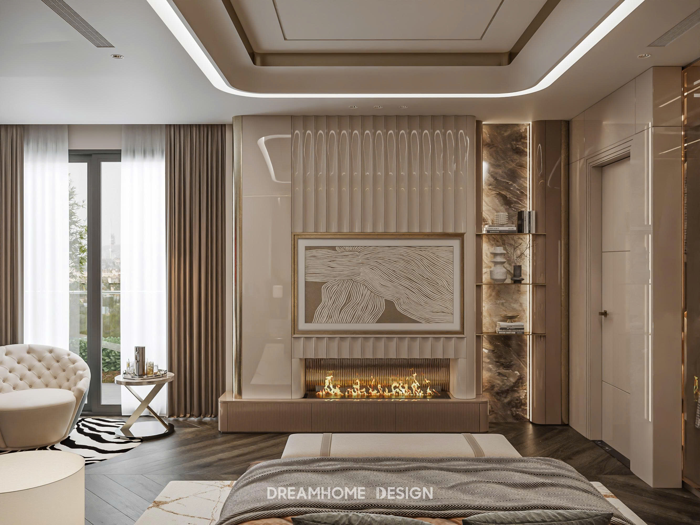 thiết kế nội thất penthouse