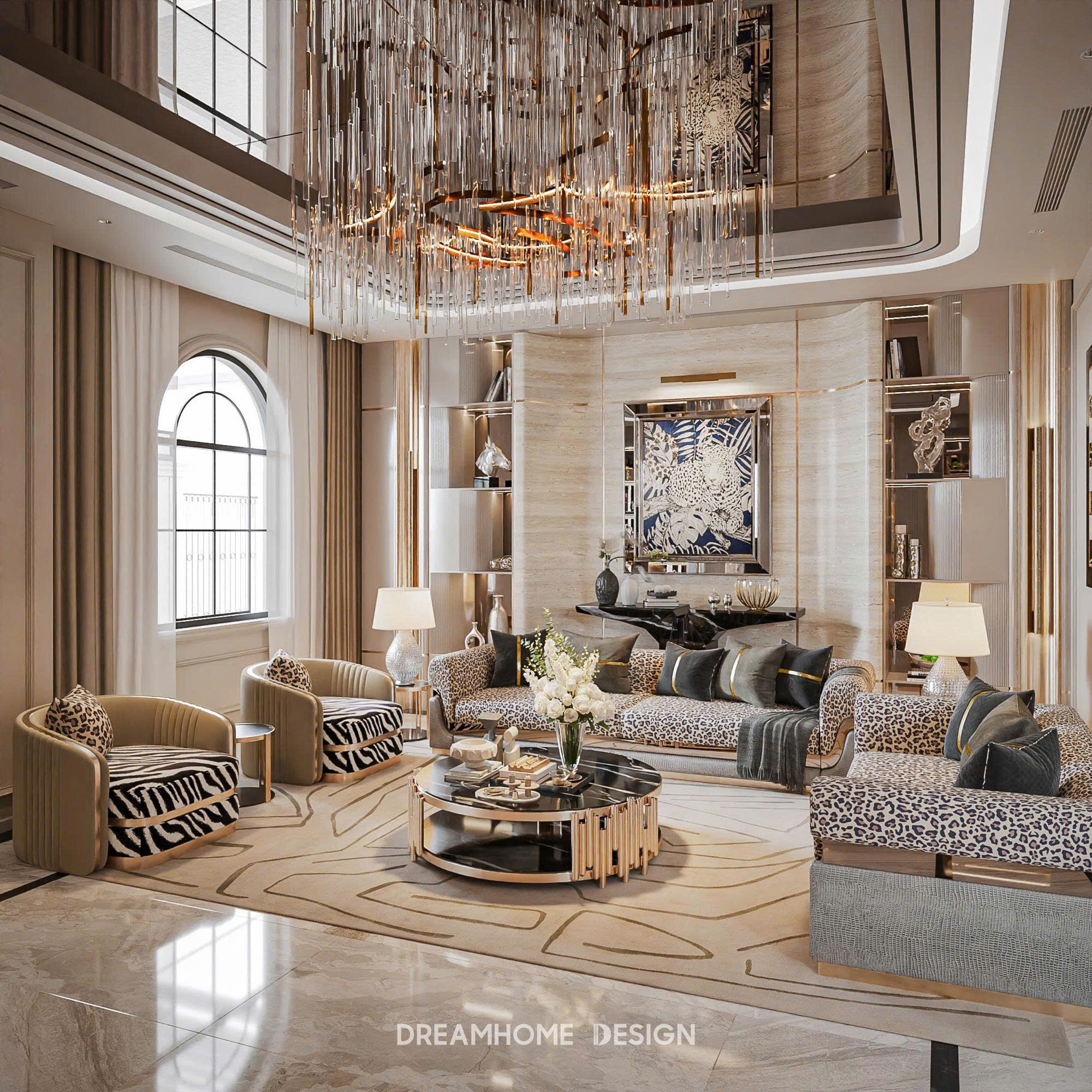 thiết kế nội thất biệt thự hoàng gia