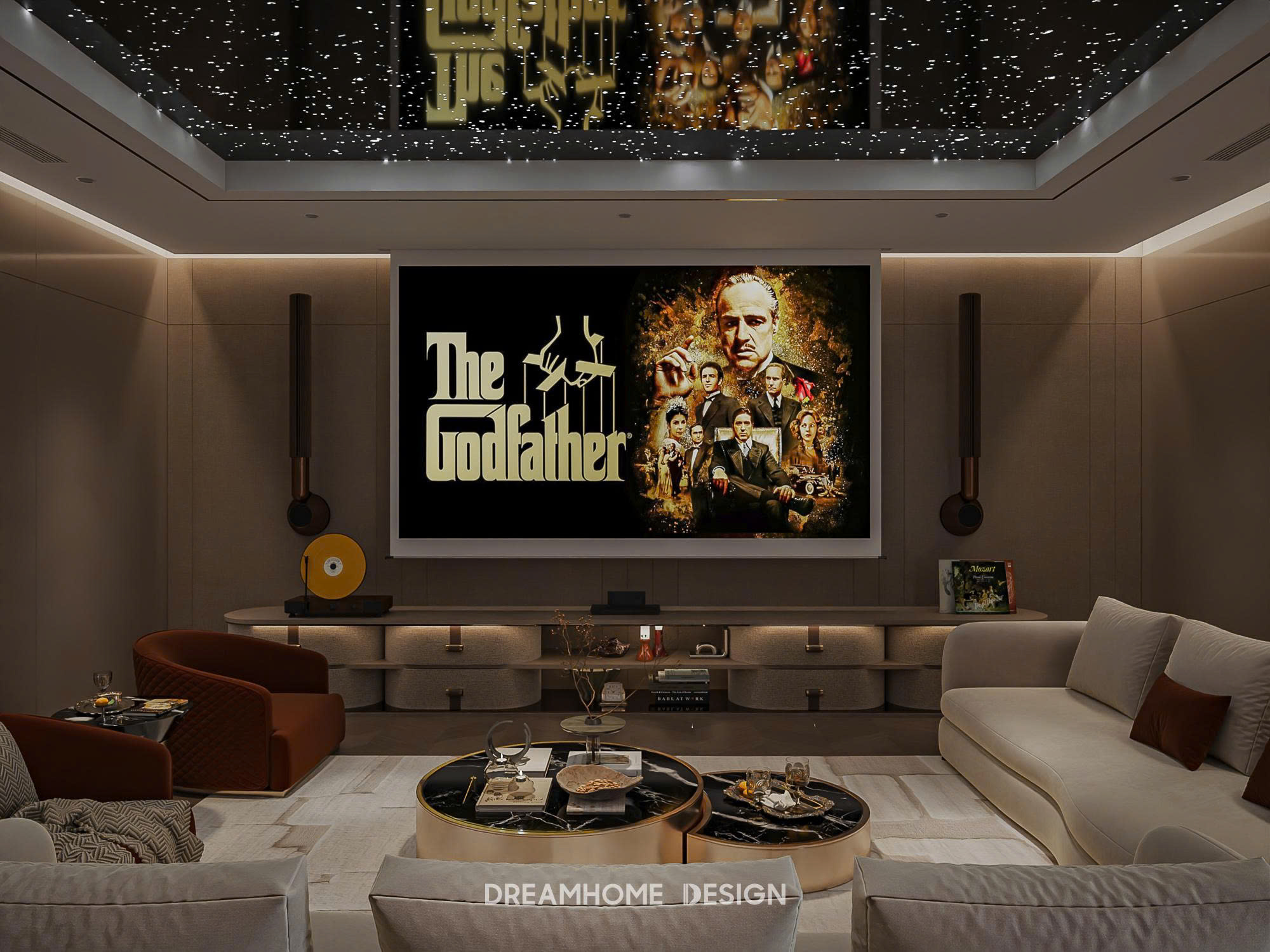 thiết kế nội thất biệt thự Đảo Vua