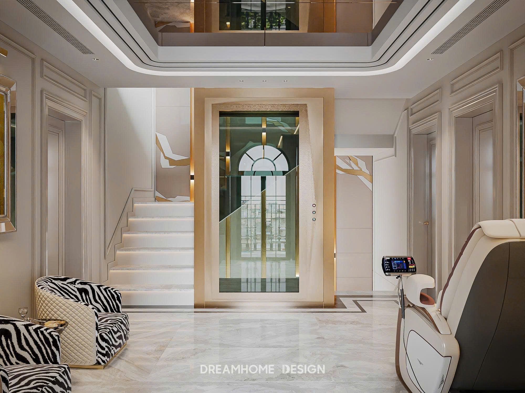 thiết kế nội thất biệt thự Đảo Vua