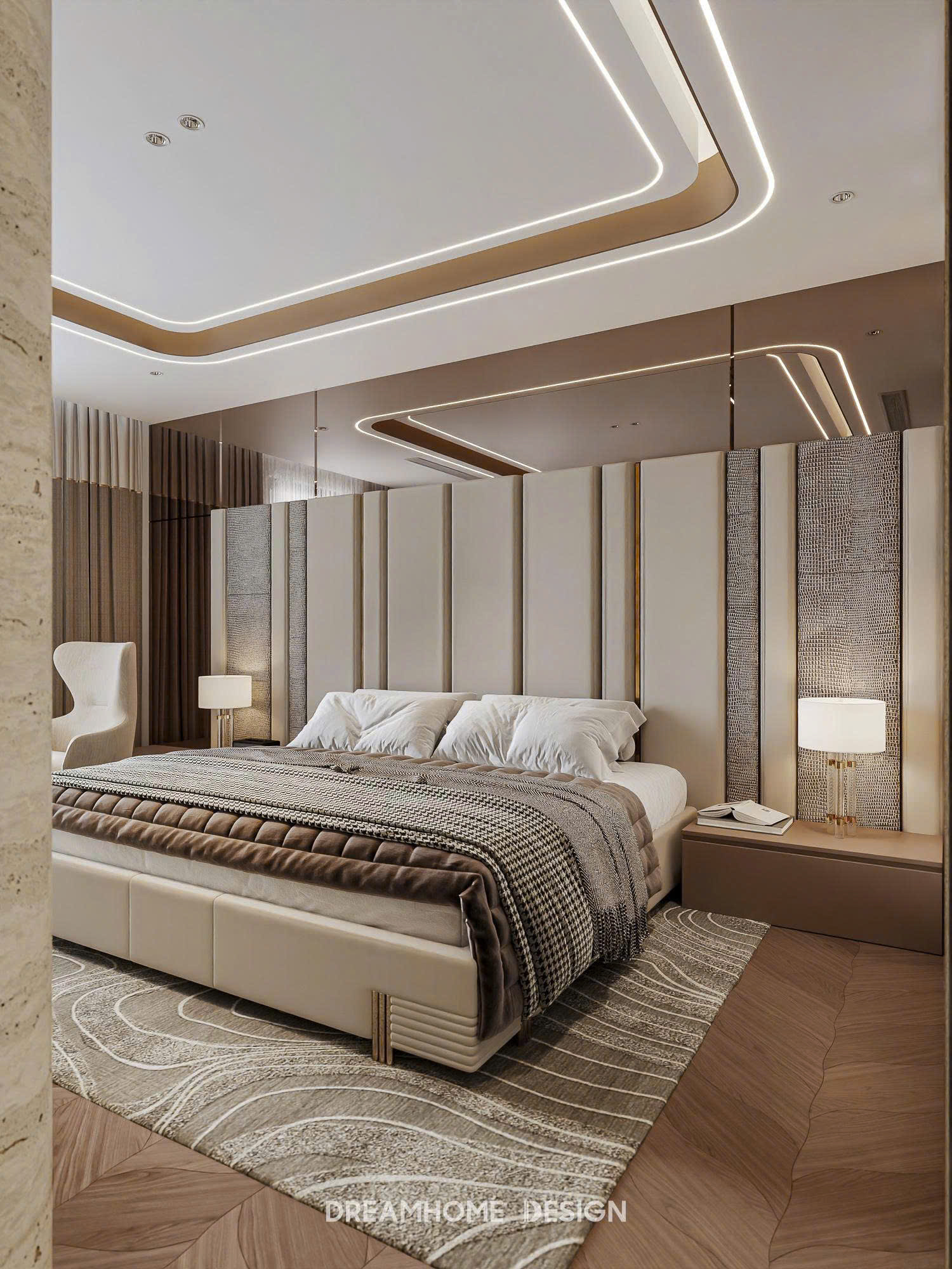 thiết kế nội thất biệt thự Đảo Vua