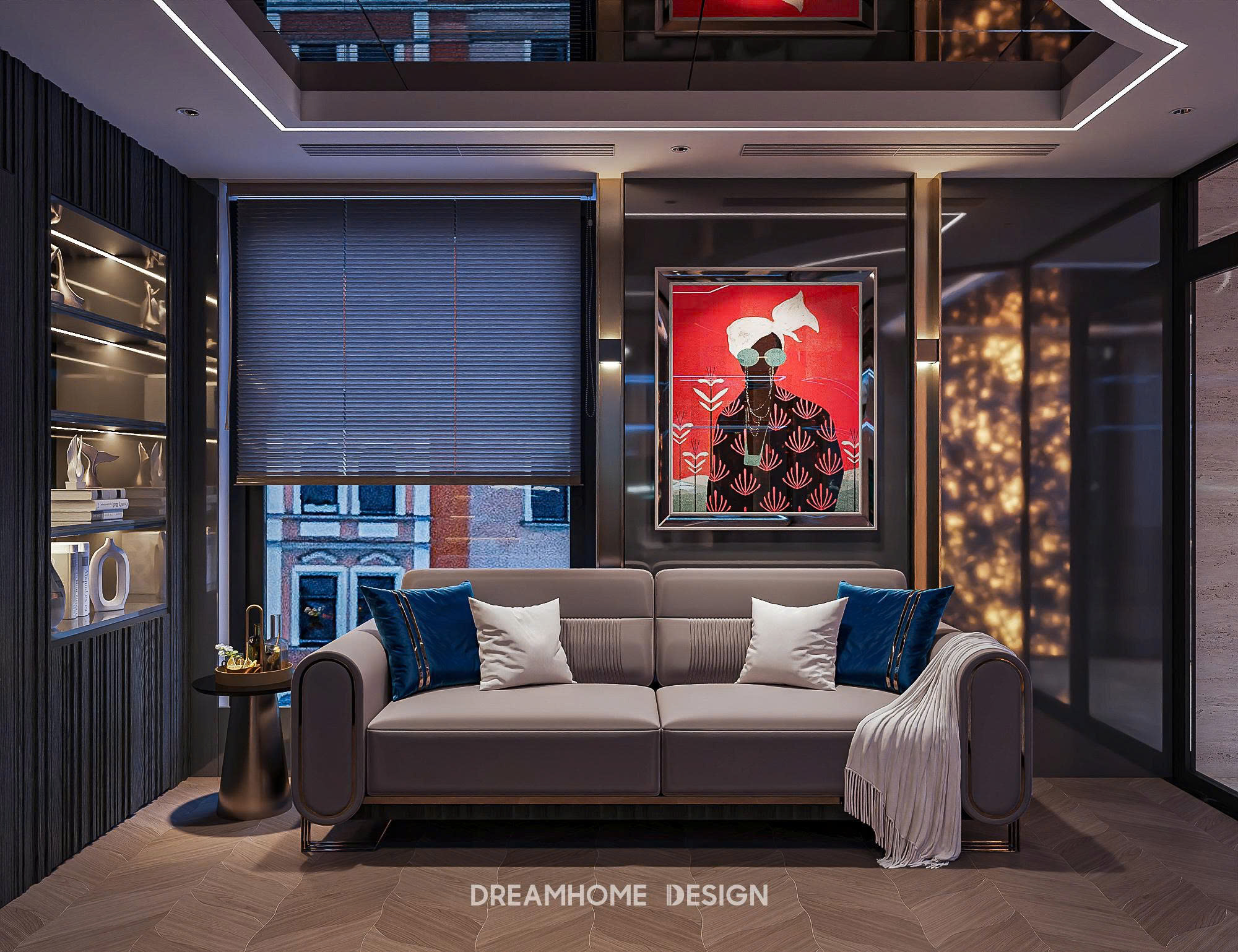 thiết kế nội thất biệt thự Đảo Vua