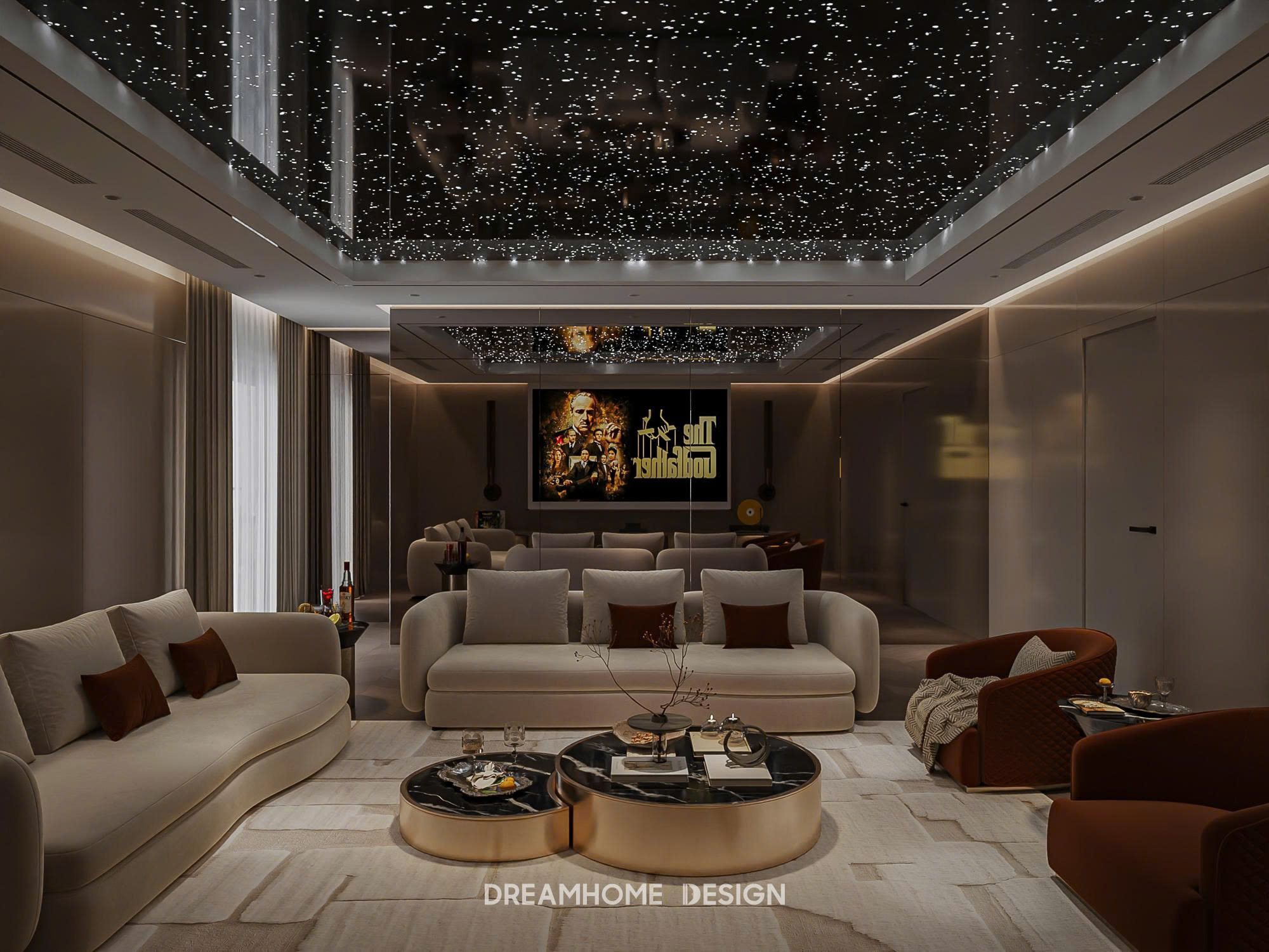 thiết kế nội thất biệt thự Đảo Vua