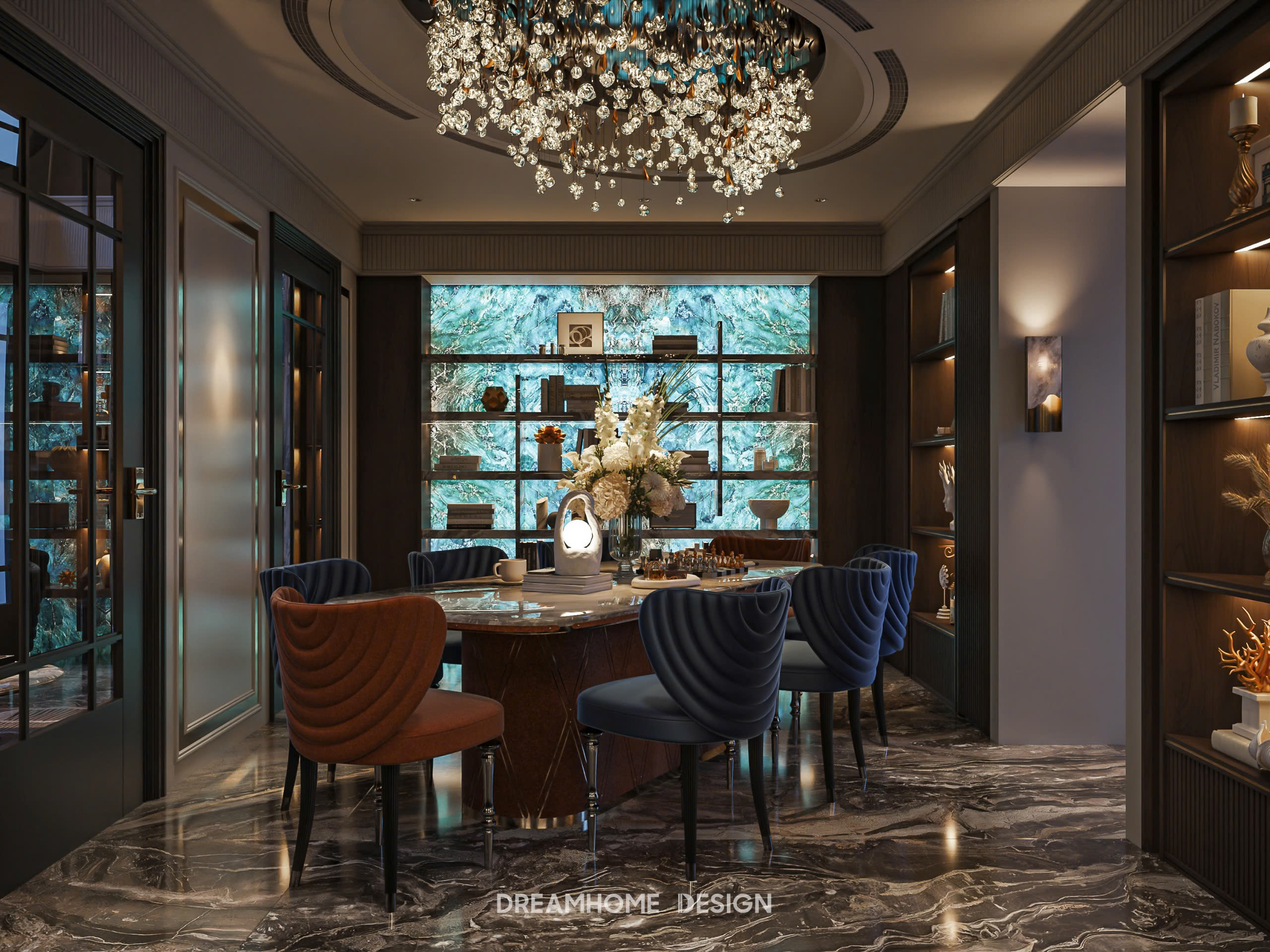 thiết kế nội thất siêu sang